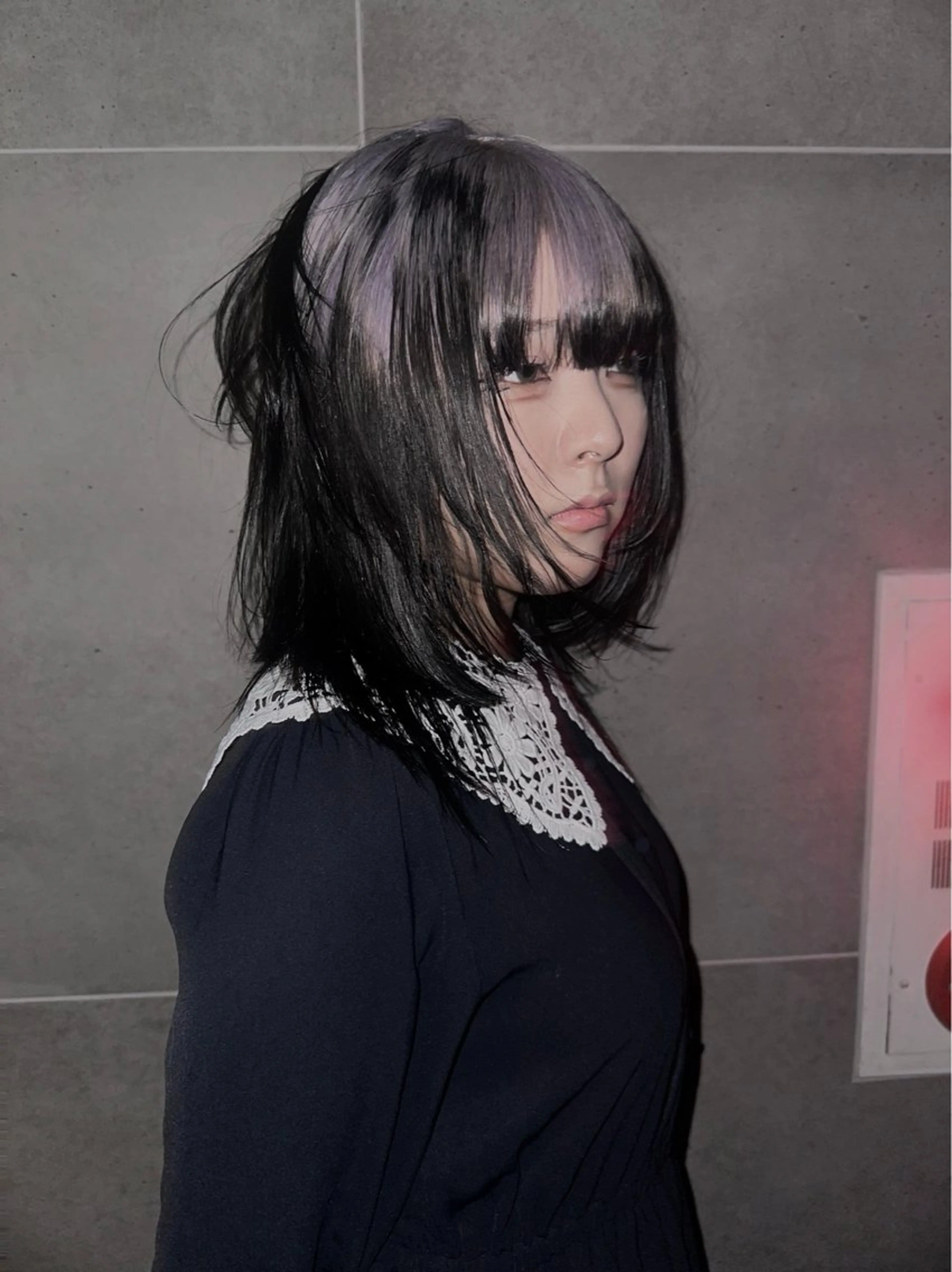 ミディアム ✴︎TO-MA✴︎ レッドカラー/透明感のヘアスタイル