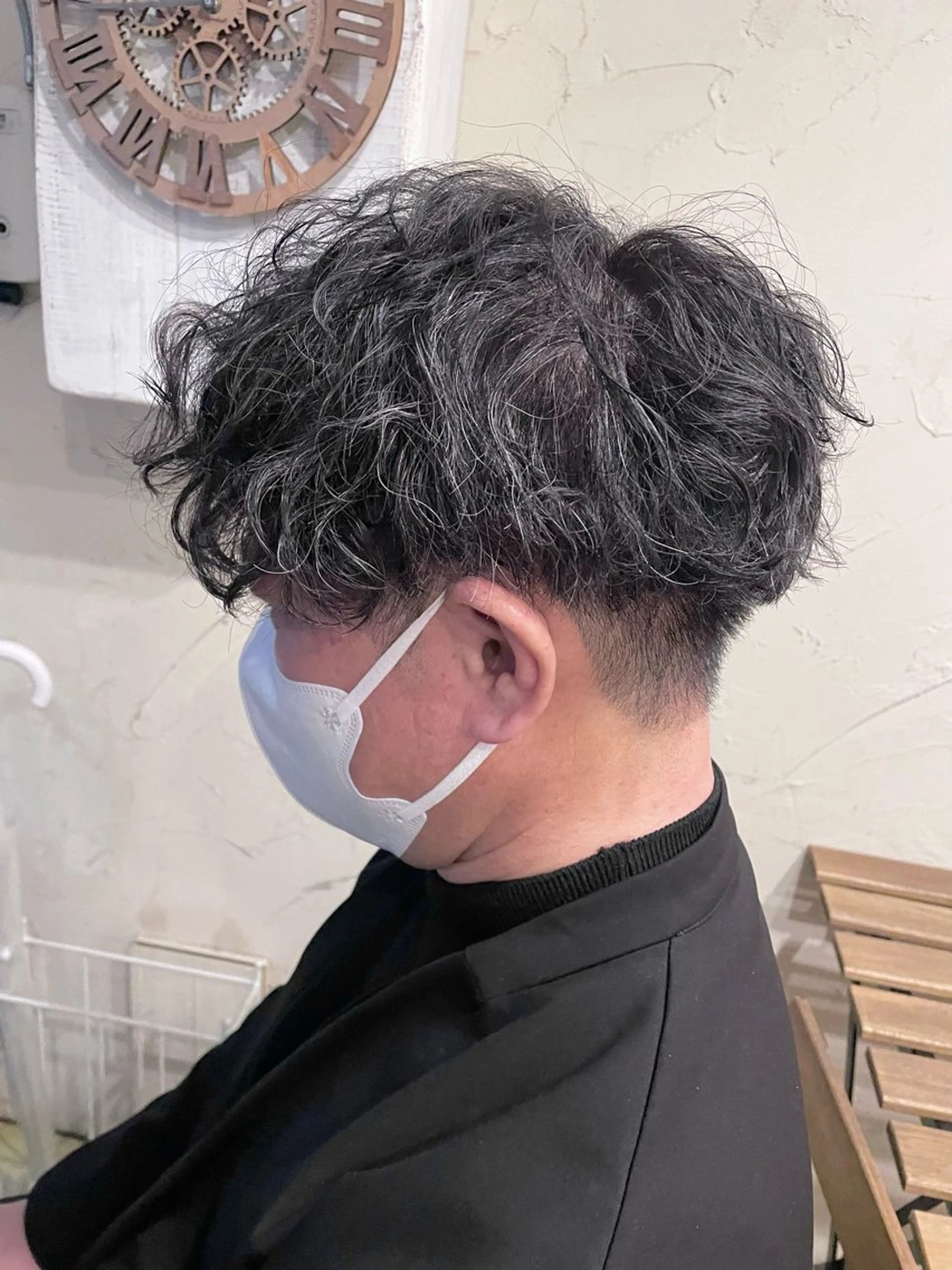 ショート パーマ メンズ メンズパーマ カット パーマ メンズ特化/パーマ指 名No.1/百瀬太郎のヘアスタイル