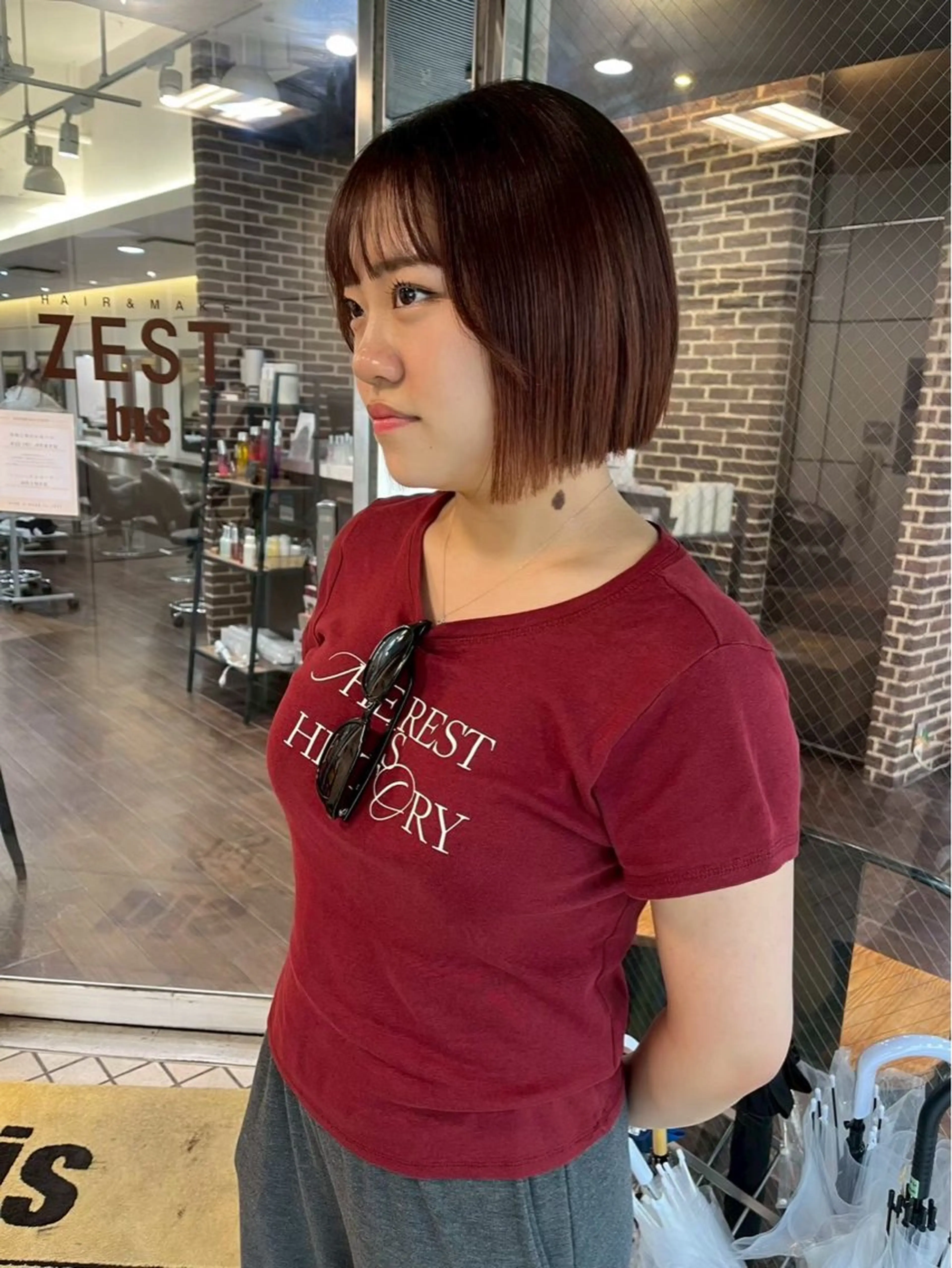 ボブカットの写真