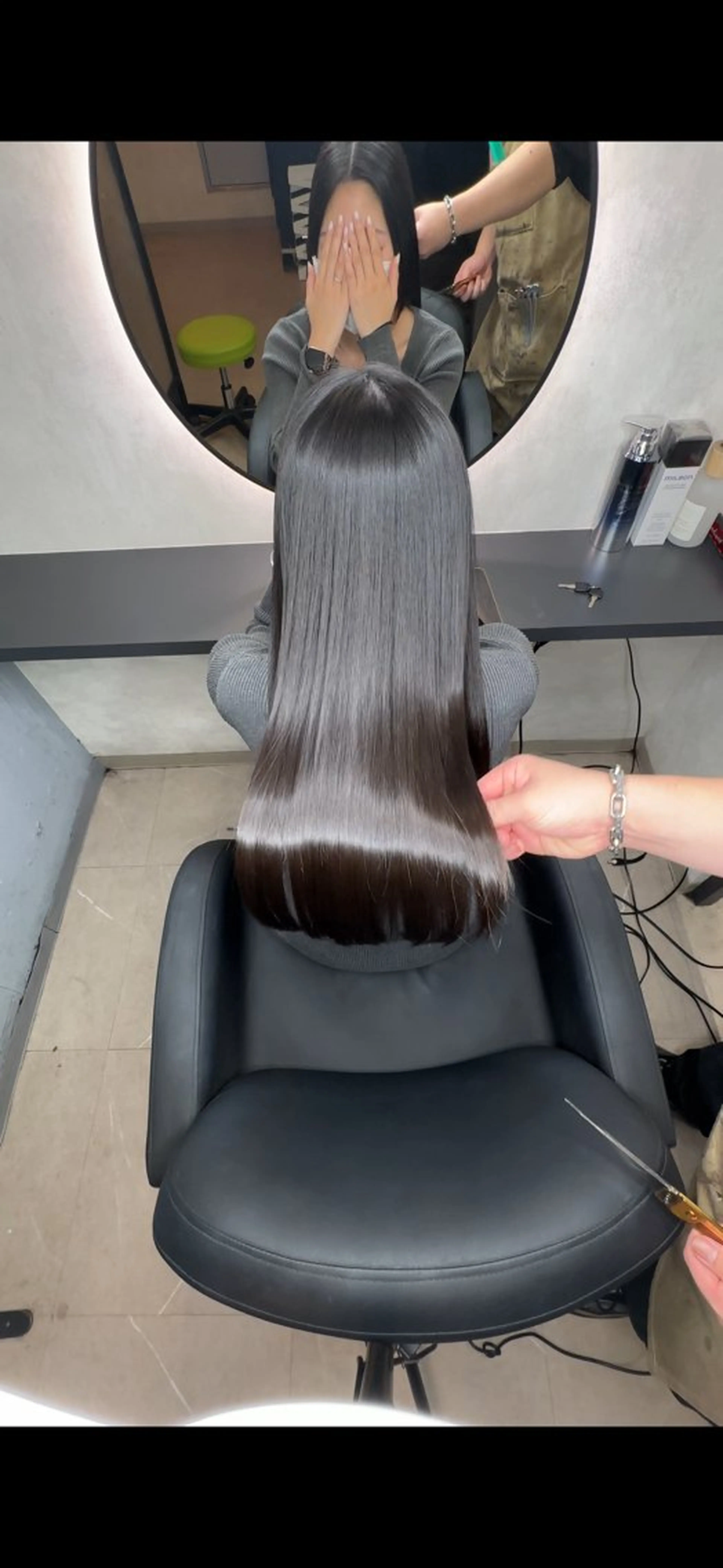 ロング カラー ヘアアレンジ カット ヘアカラー 縮毛矯正 新宿 /髪質改善/ 縮毛矯正/ヒュウガのヘアスタイル