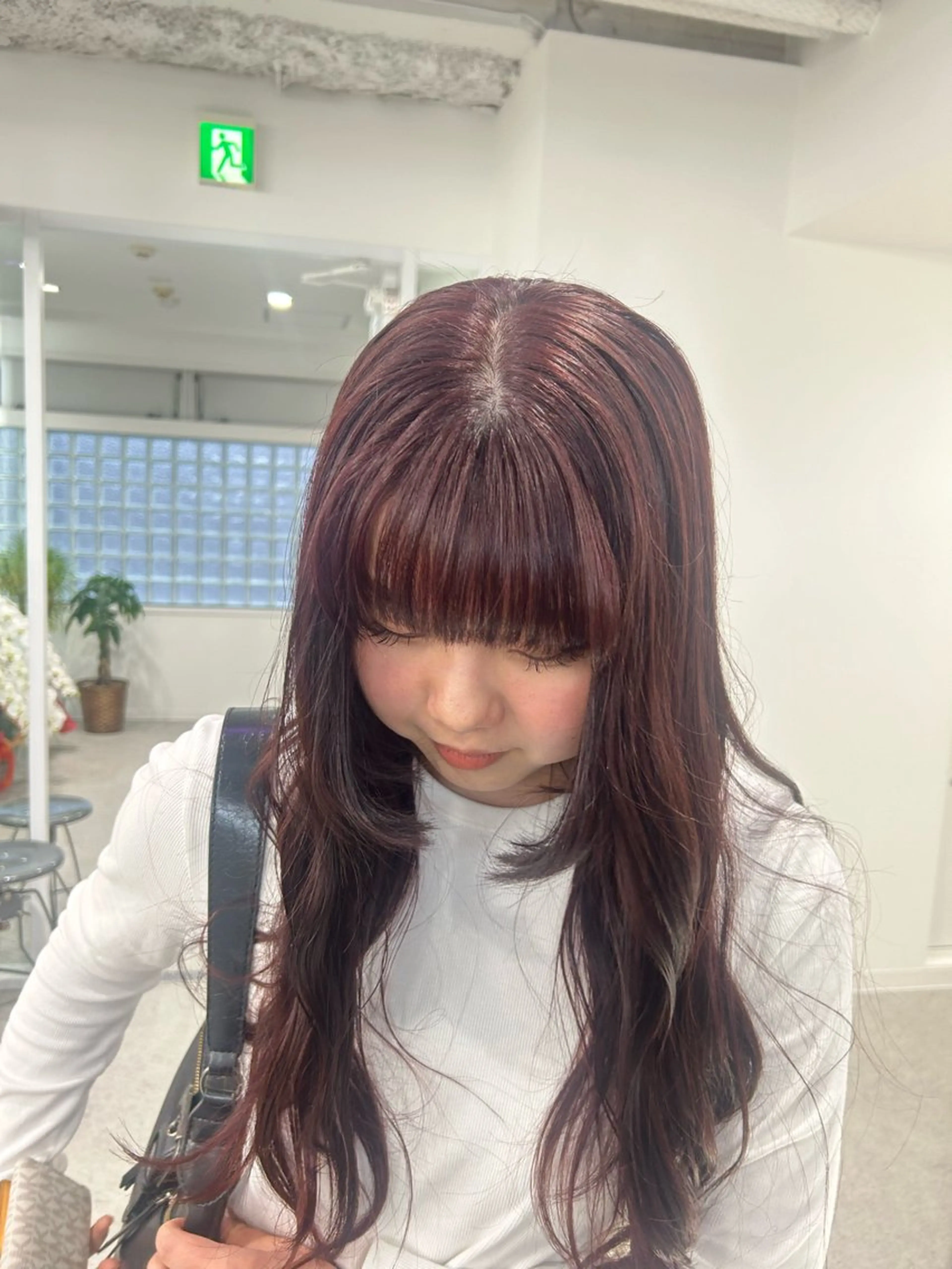 ロング カラー 愛結 暖色カラー🎀🩰のヘアスタイル