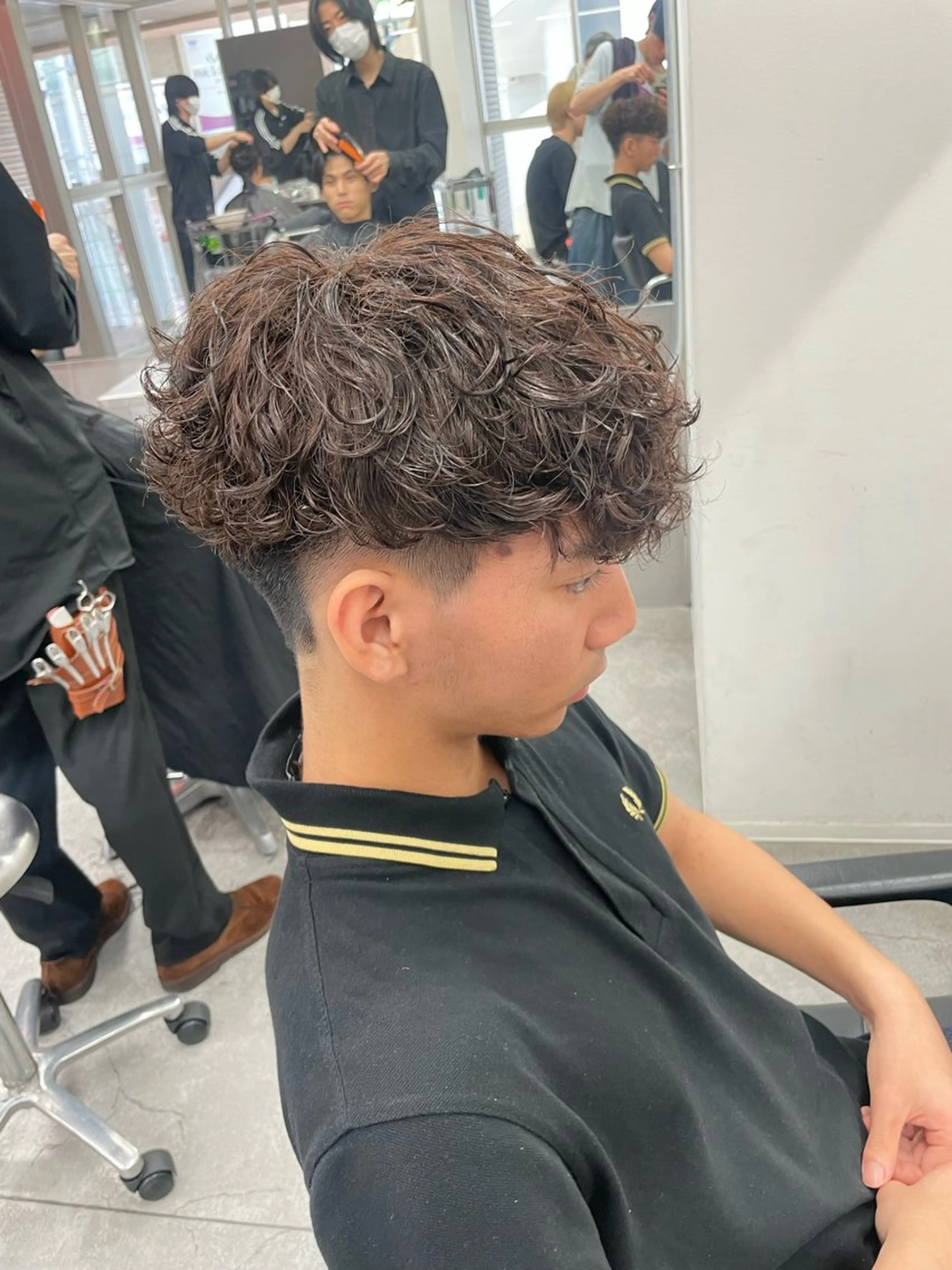 カラー パーマ メンズ カット ヘアカラー パーマ 町田エリアＮｏ．１/ パーマ特化/太田京希のヘアスタイル