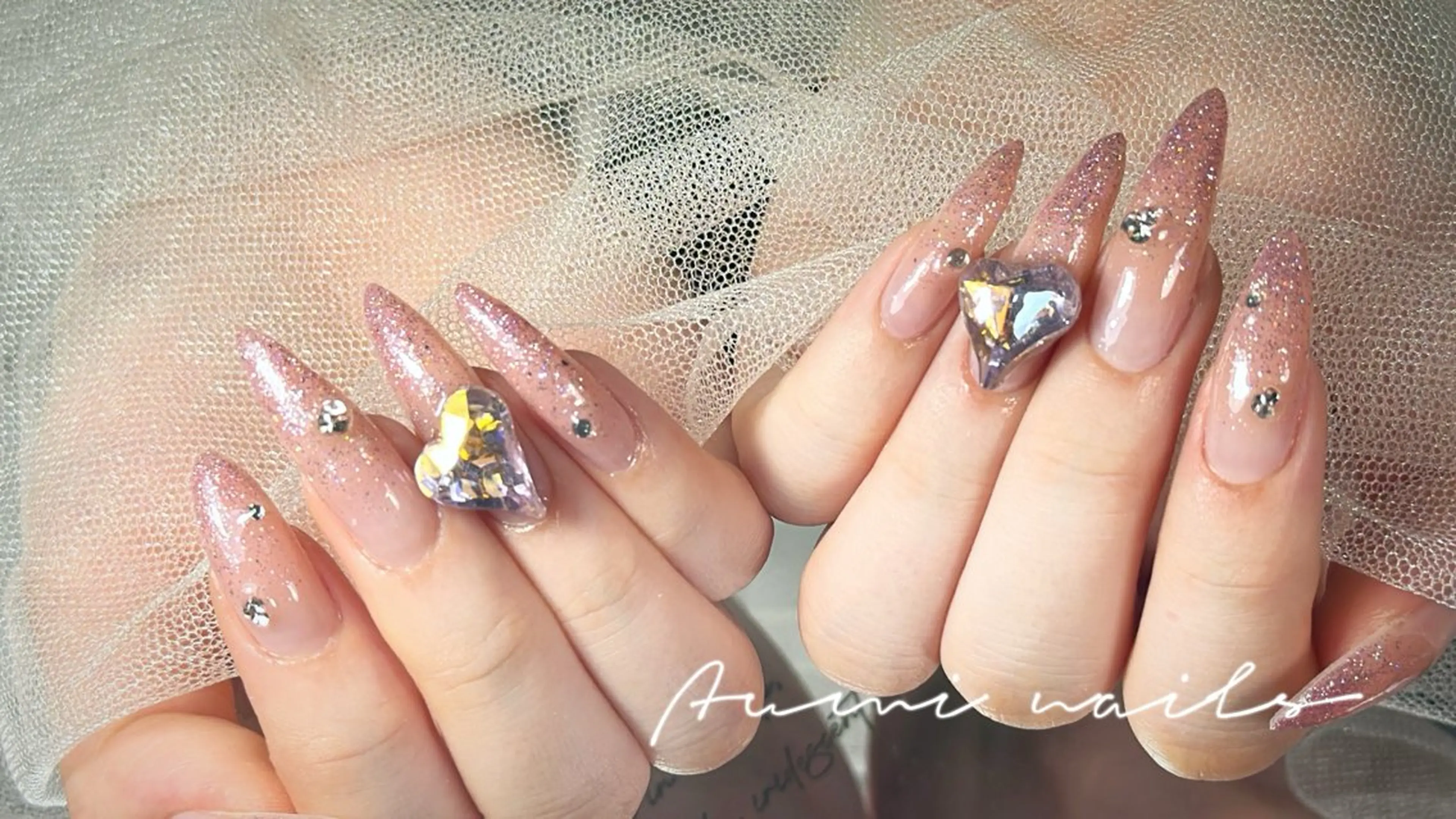 ネイル 長さ出し ハンドネイル Ayumi nails川崎店のネイルデザイン