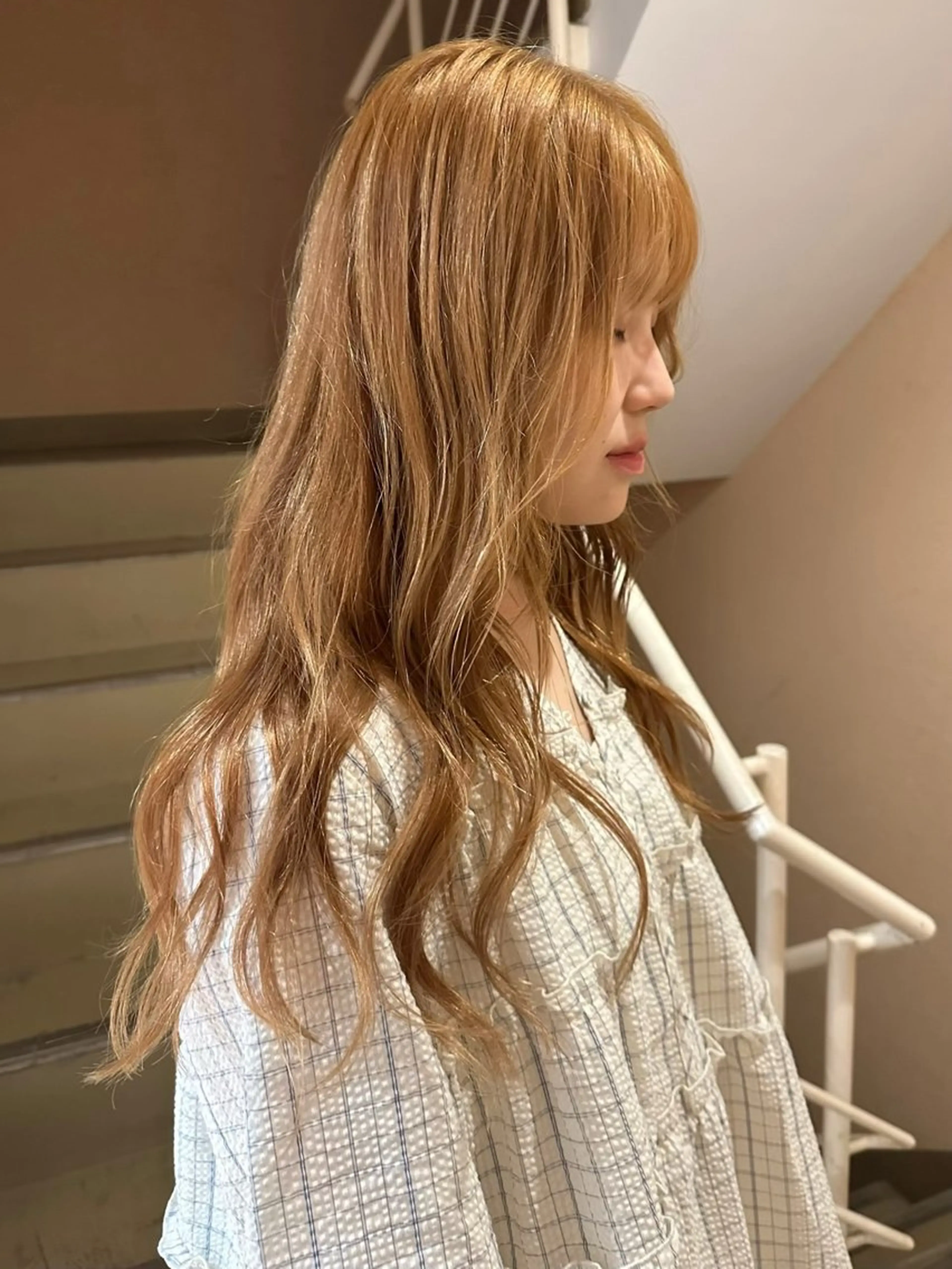 ロング ヘアカラー トリートメント 🍇透明感カラー/ カットひかる🍒のヘアスタイル