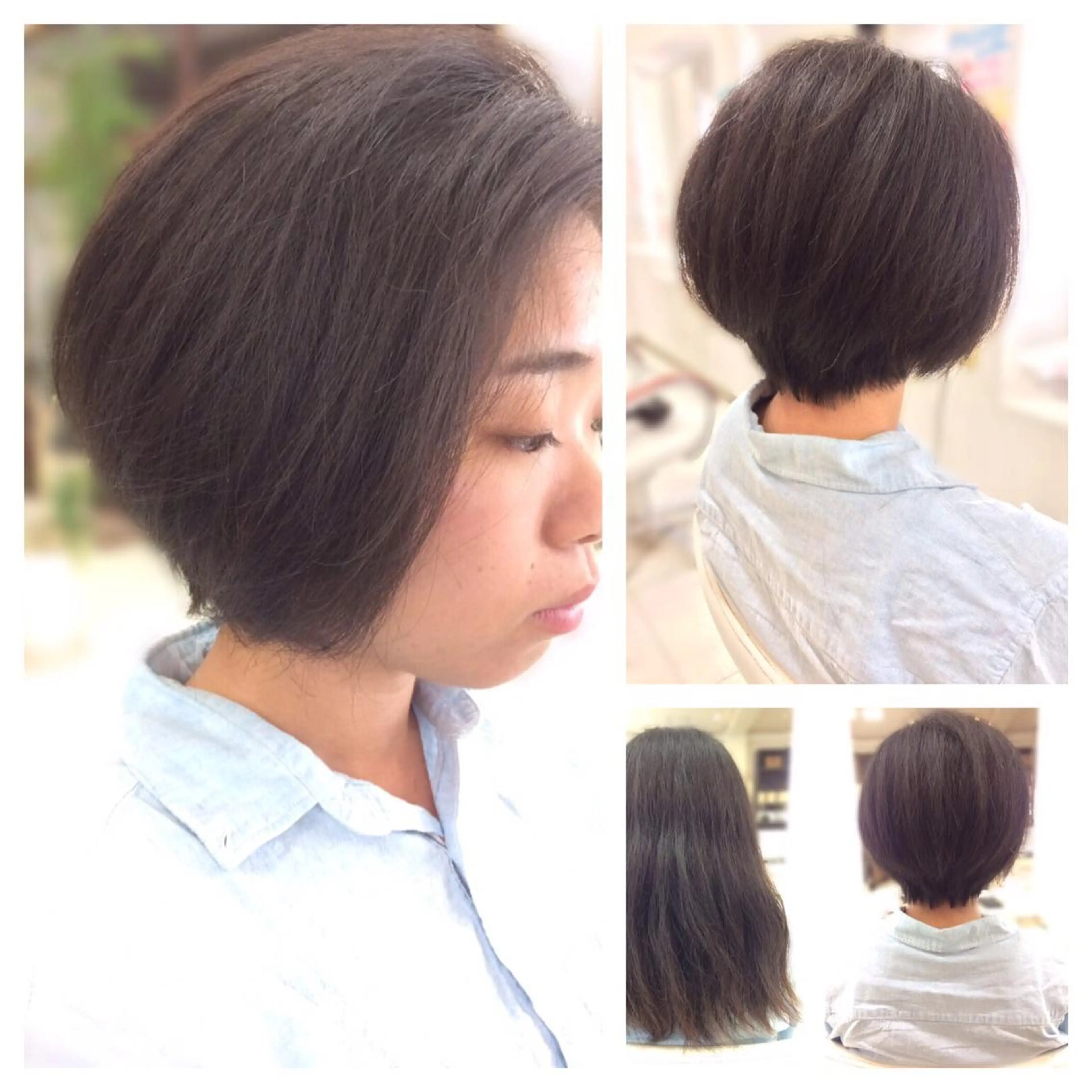 ショート ボブ いけだ ゆうのヘアスタイル