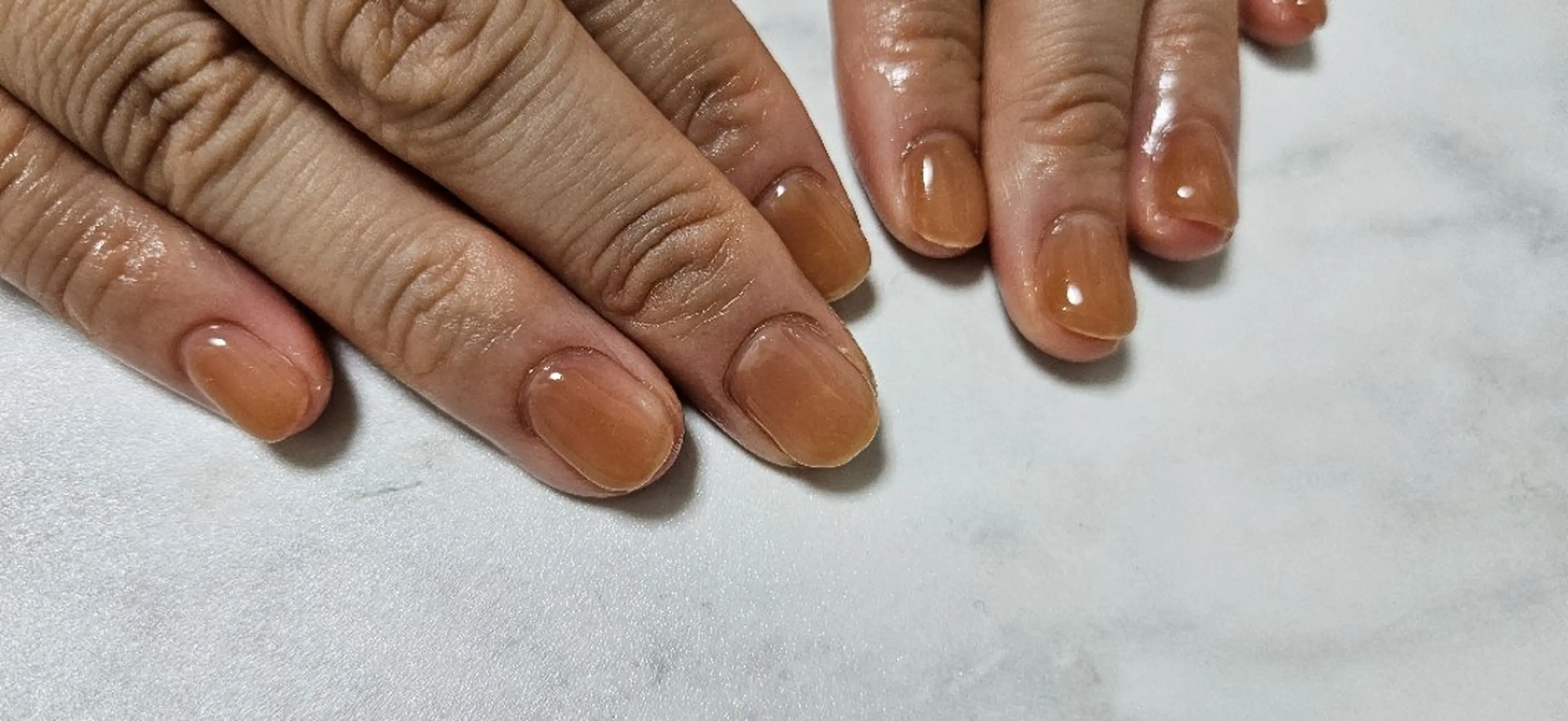 ネイル ワンカラーネイル shellnail さなえのネイルデザイン