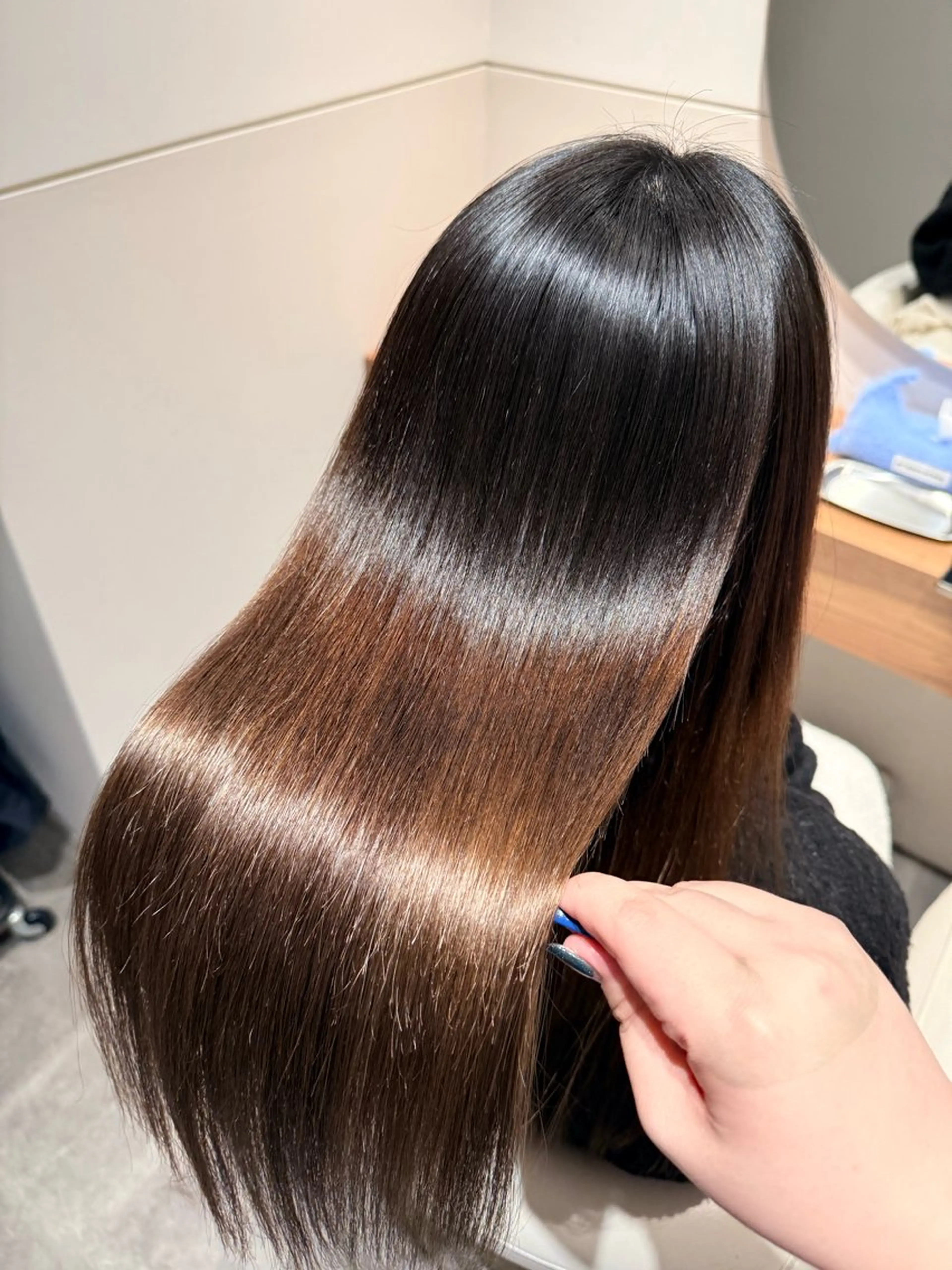 ロング 縮毛矯正 トリートメント オタク特化美容師💟 チバコナツのヘアスタイル