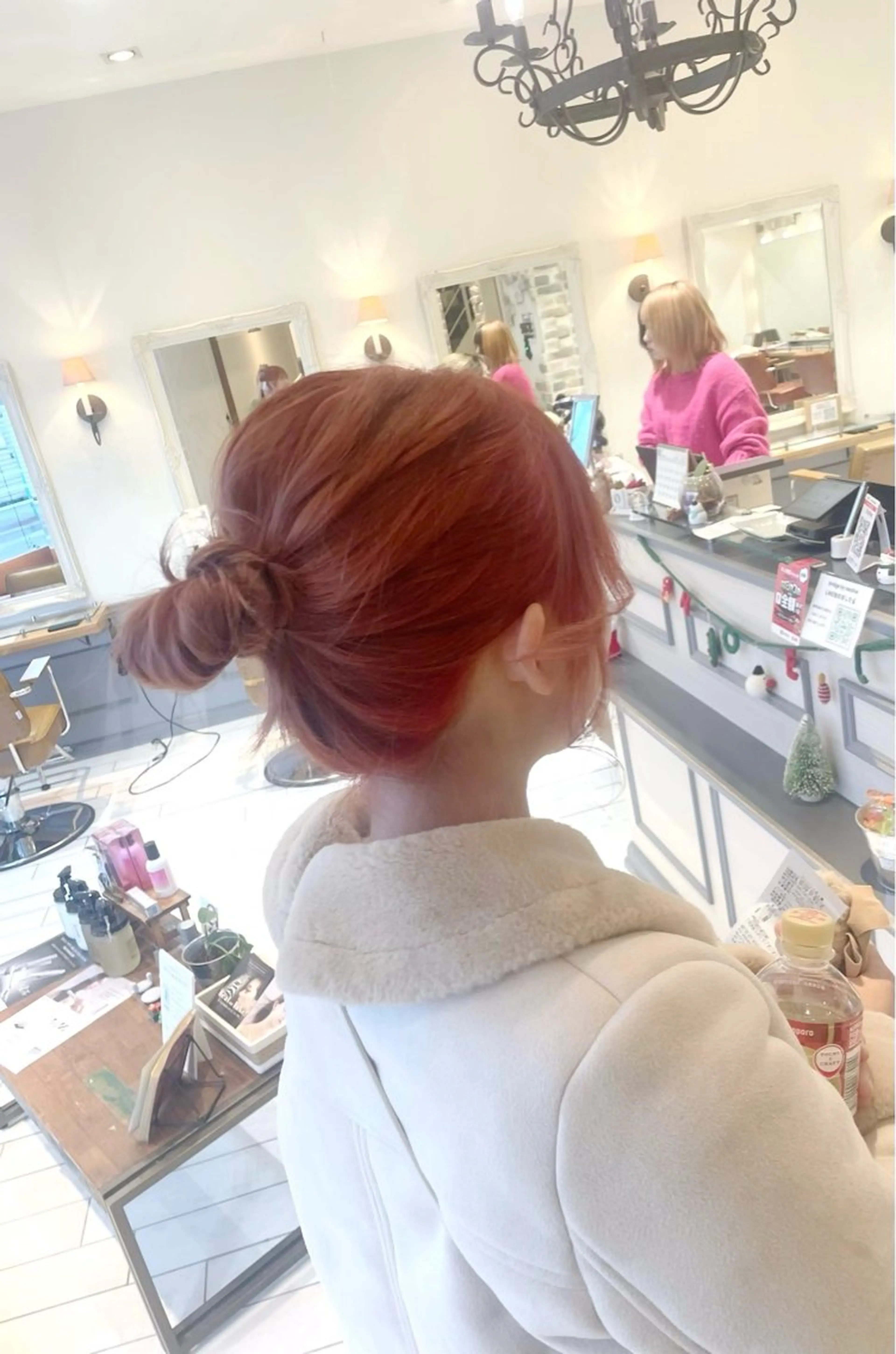 ヘアアレンジ お団子ヘア ヘアセット 佐久間 成恵のヘアスタイル