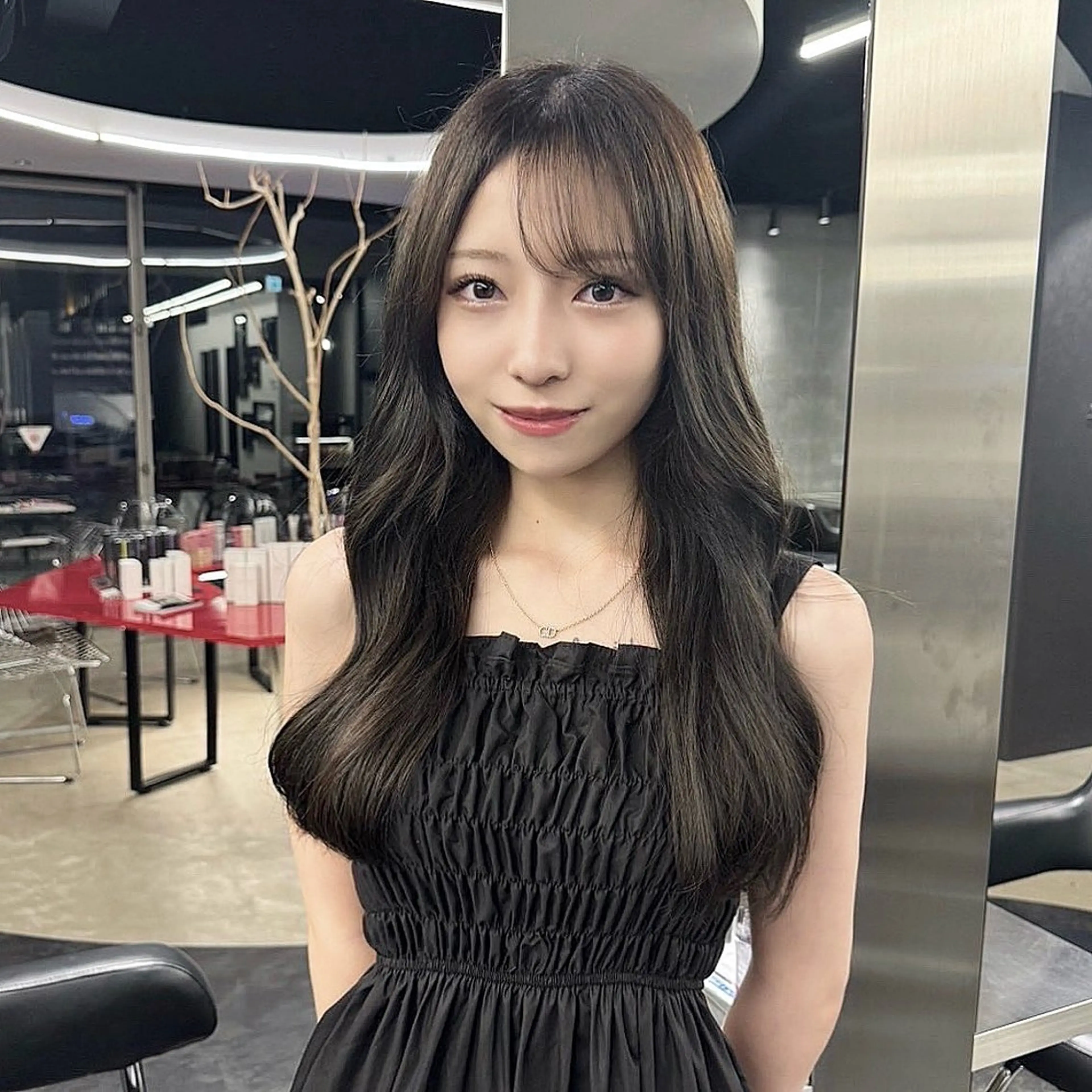 カラー 透明感カラー ヘアカラー SKNOW所属・艶カラー🤍/ 韓国ヘア🎀めいのヘアスタイル