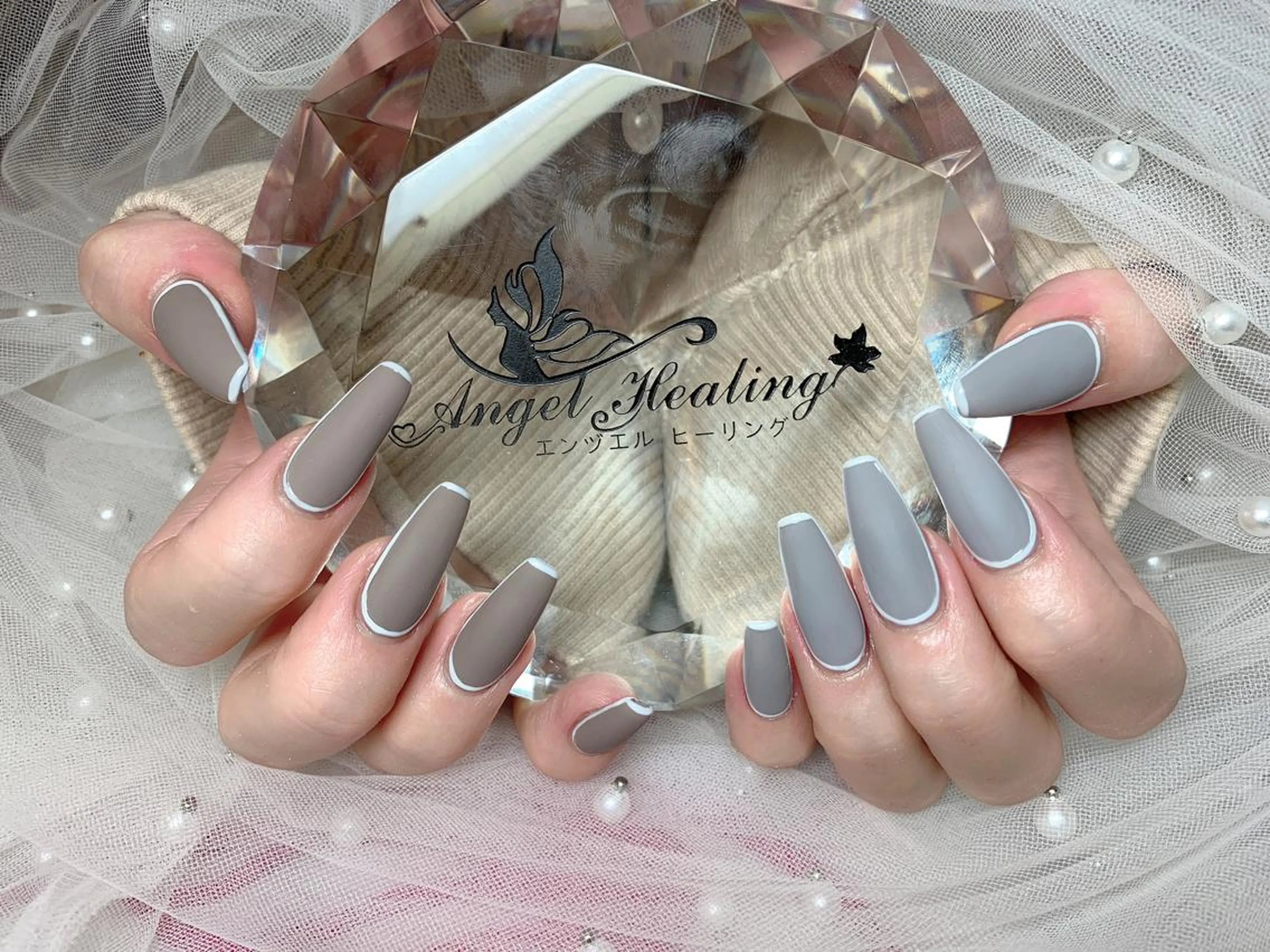 ネイル スカルプネイル エンジェル ヒーリング 矢場町店のネイルデザイン