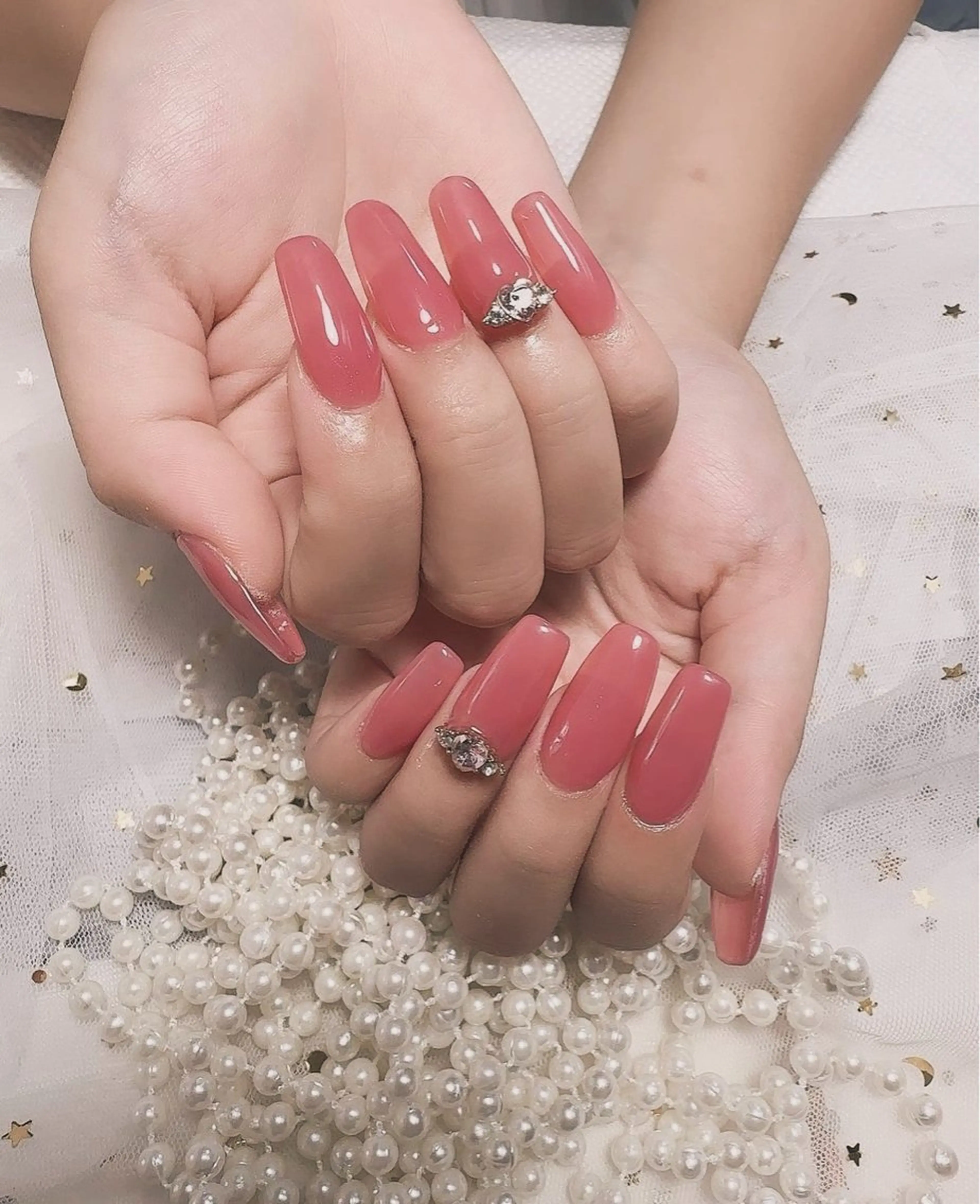 ネイル アートネイル 持ち込み kao nail マグネット/長さだしのネイルデザイン