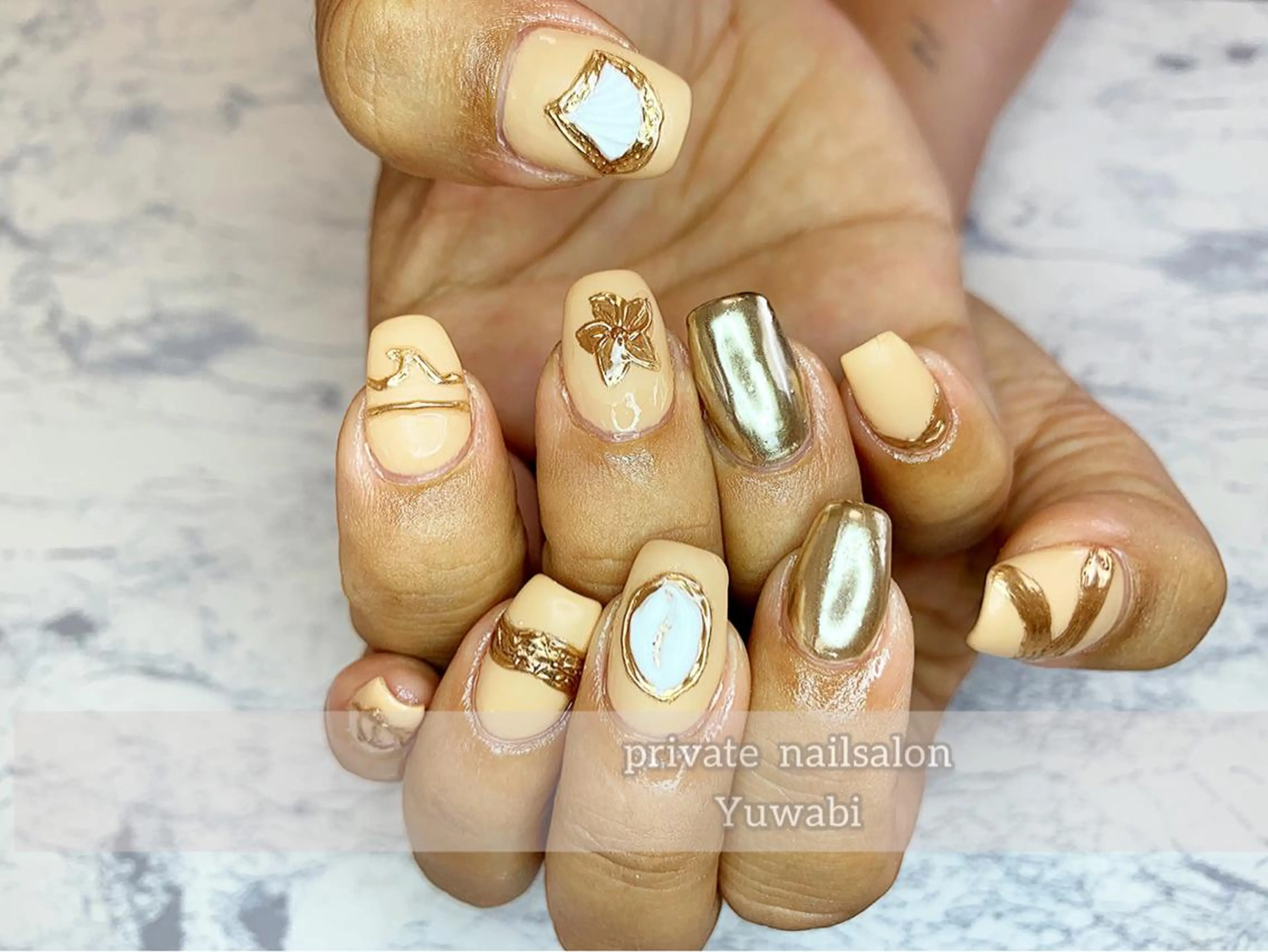 ネイル ハンドネイル フットネイル Yuwabi Nail所属・Mimore ミモア 水戸のネイルデザイン