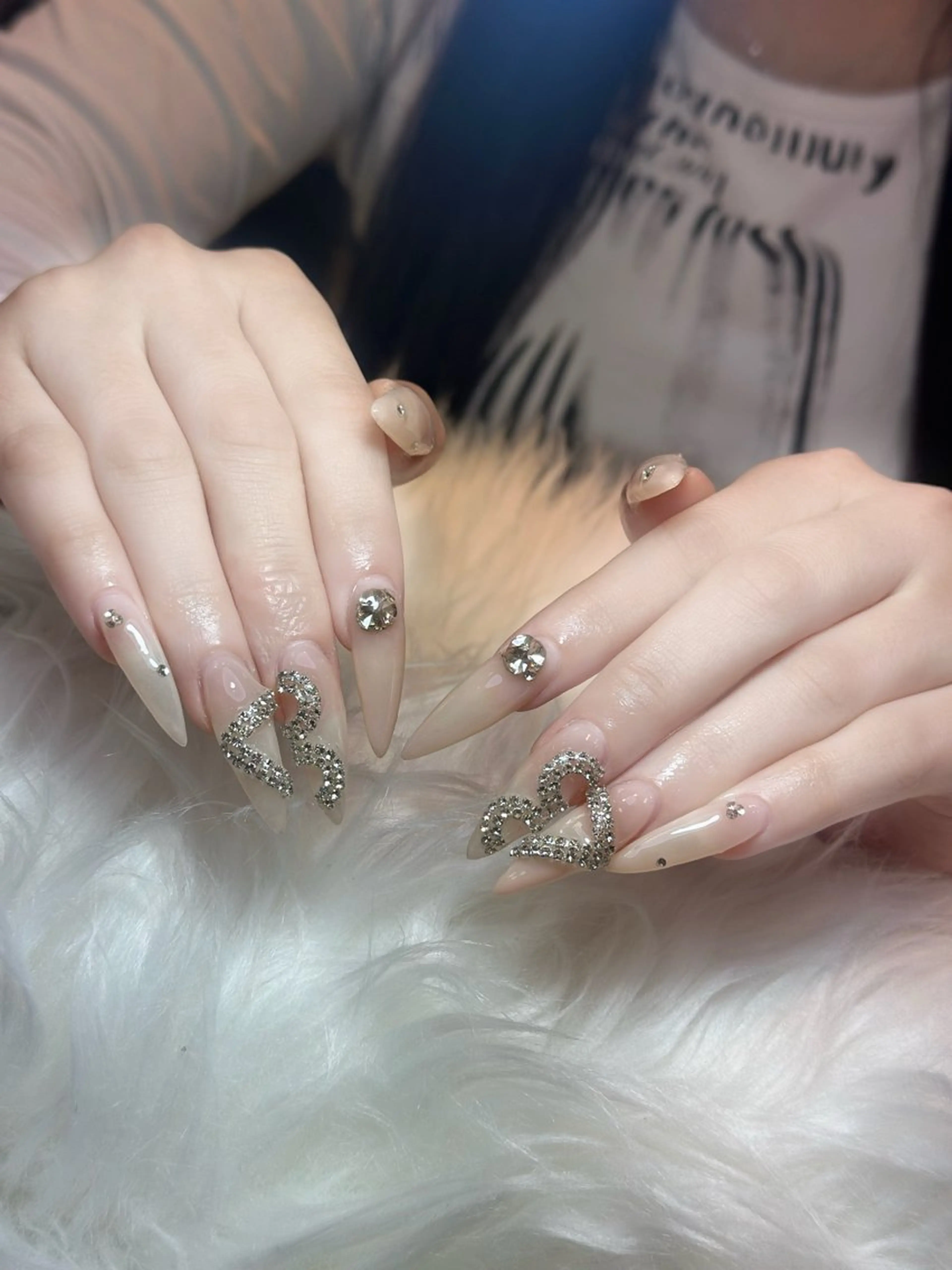 ネイル チークネイル 長さ出し フレンチネイル ジェルネイル グラデーション ANNA NAIL SALON所属・サン サンのネイルデザイン