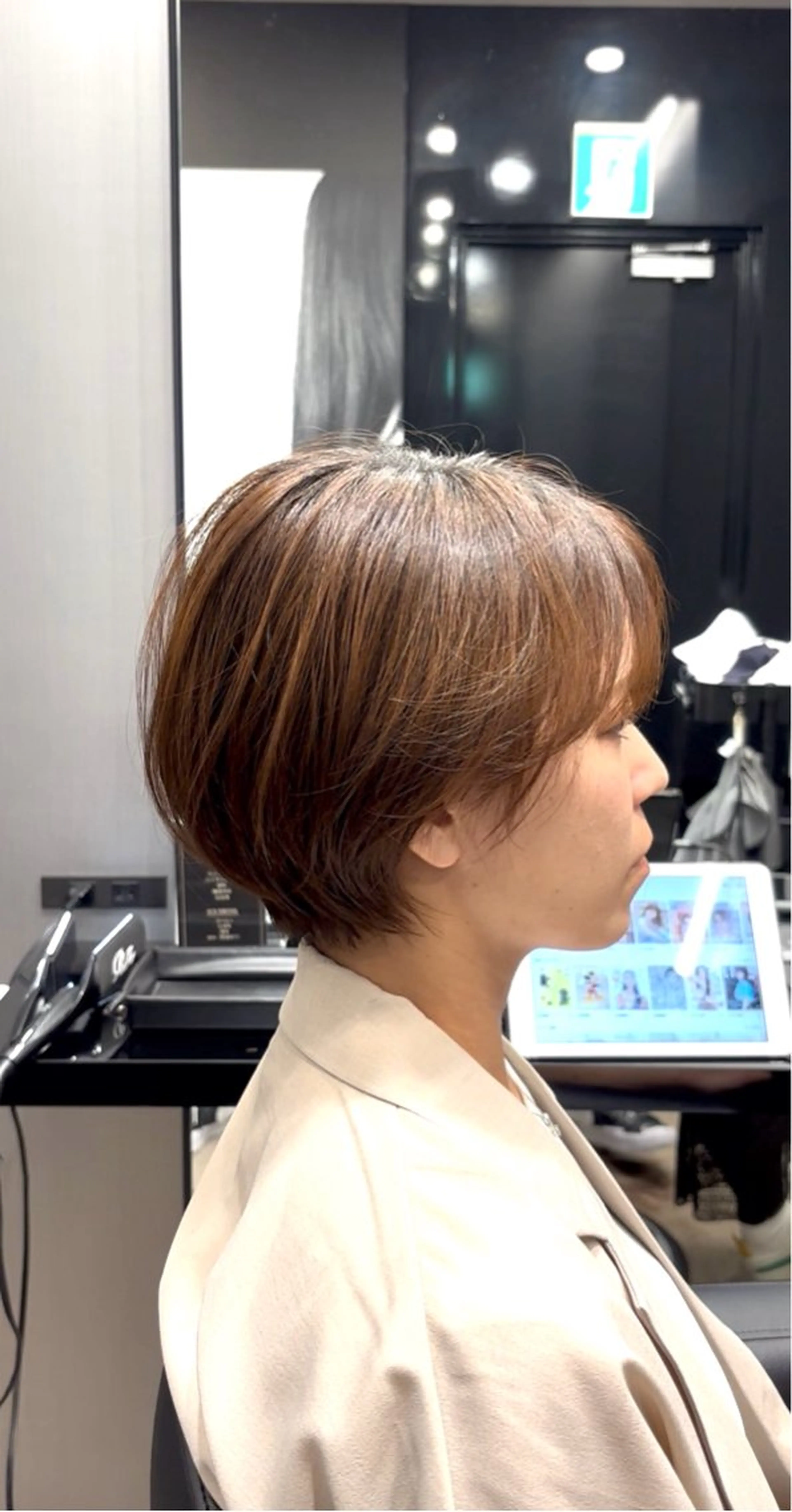 ショート ショートボブ ハンサムショート 丸みショート ボブ くびれヘア HARUKI  MINATO Japan広島紙屋町店所属・hmj紙屋町店 脊戸智志のヘアスタイル