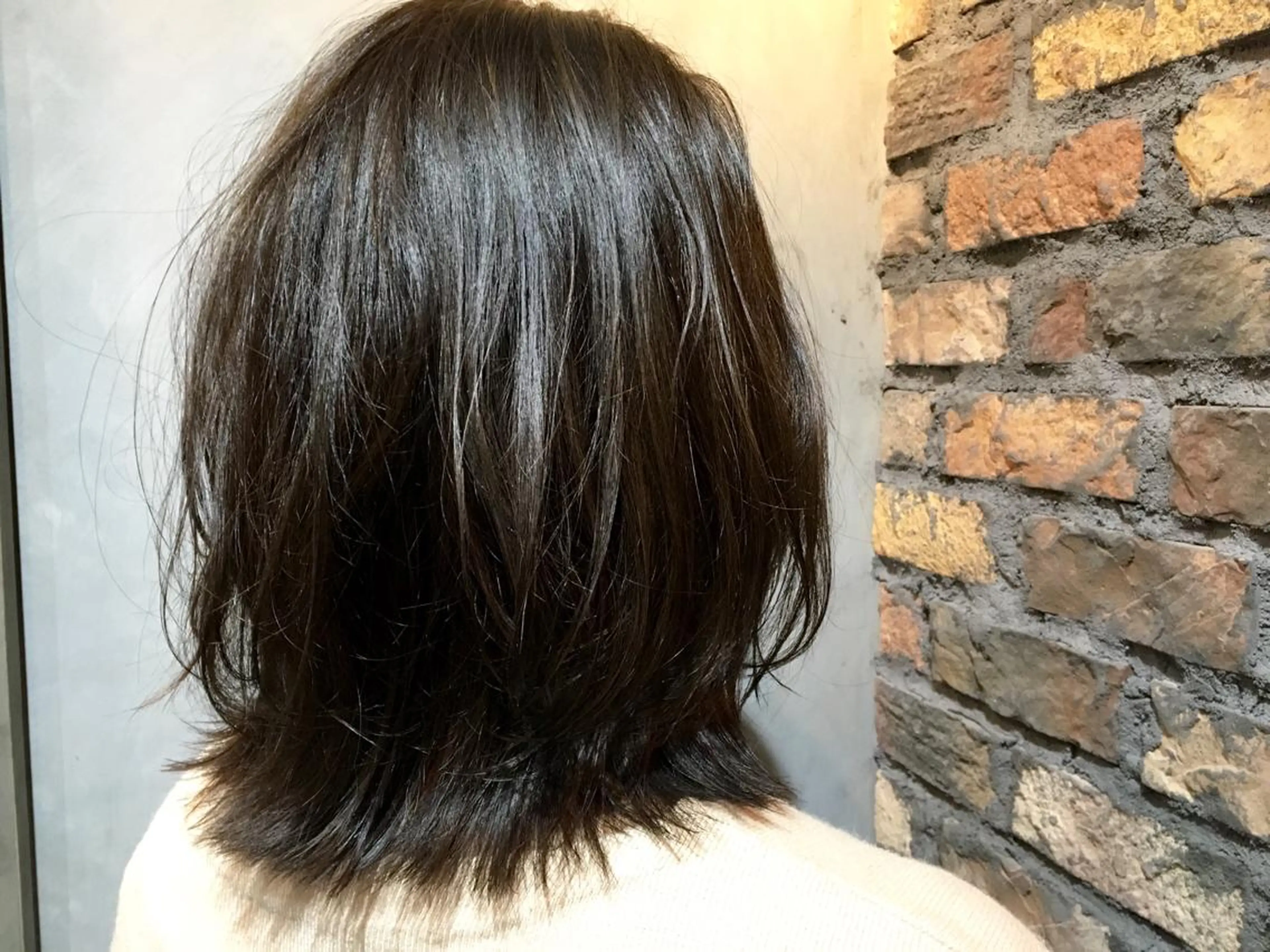 ミディアム カラー グレージュ 半個室女性salon 🩰Natsumiのヘアスタイル