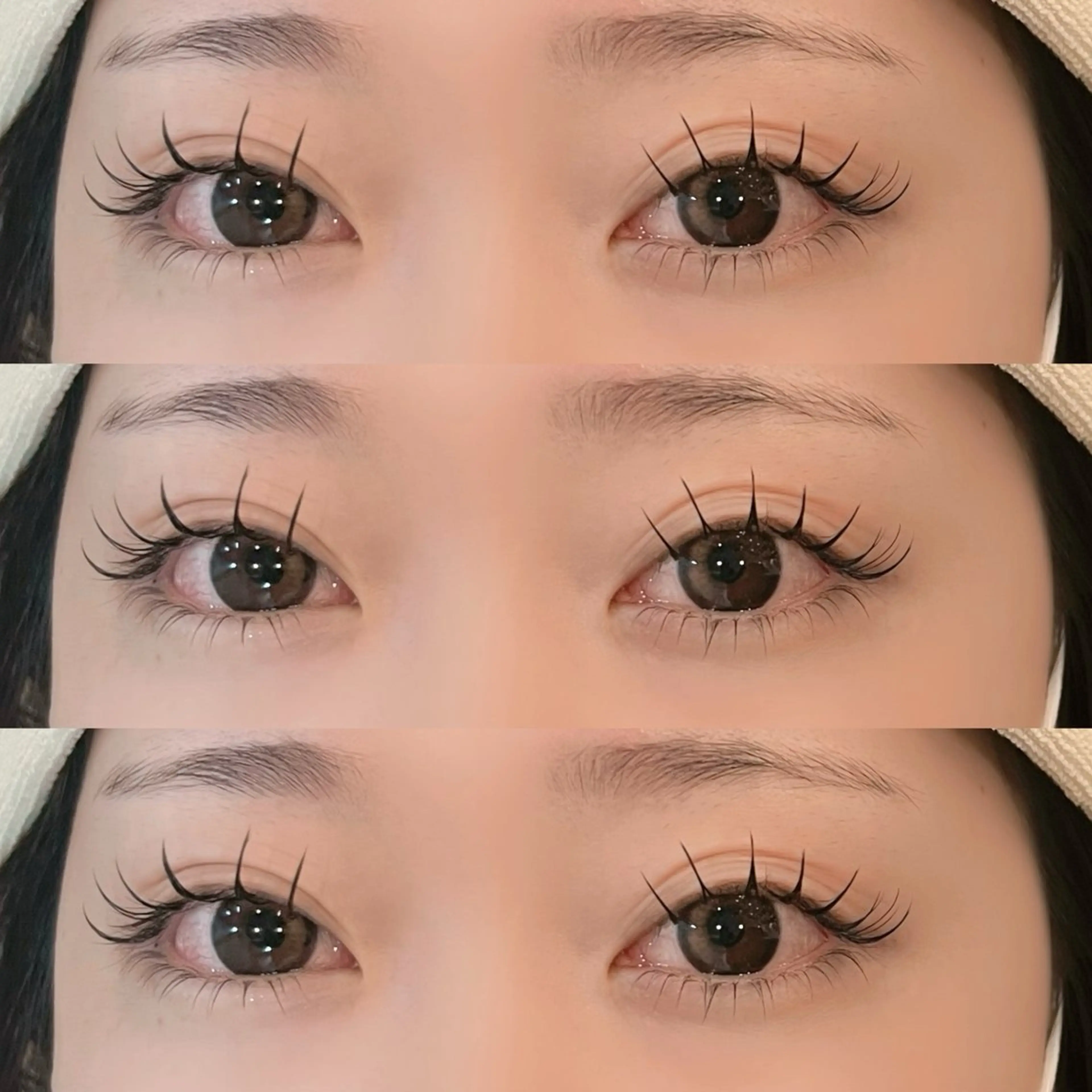 マツエク・マツパ 下まつげエクステ 一重×まつ毛パーマ マツパ ＊OLIVIA池袋 ＊長友のマツエク・マツパデザイン