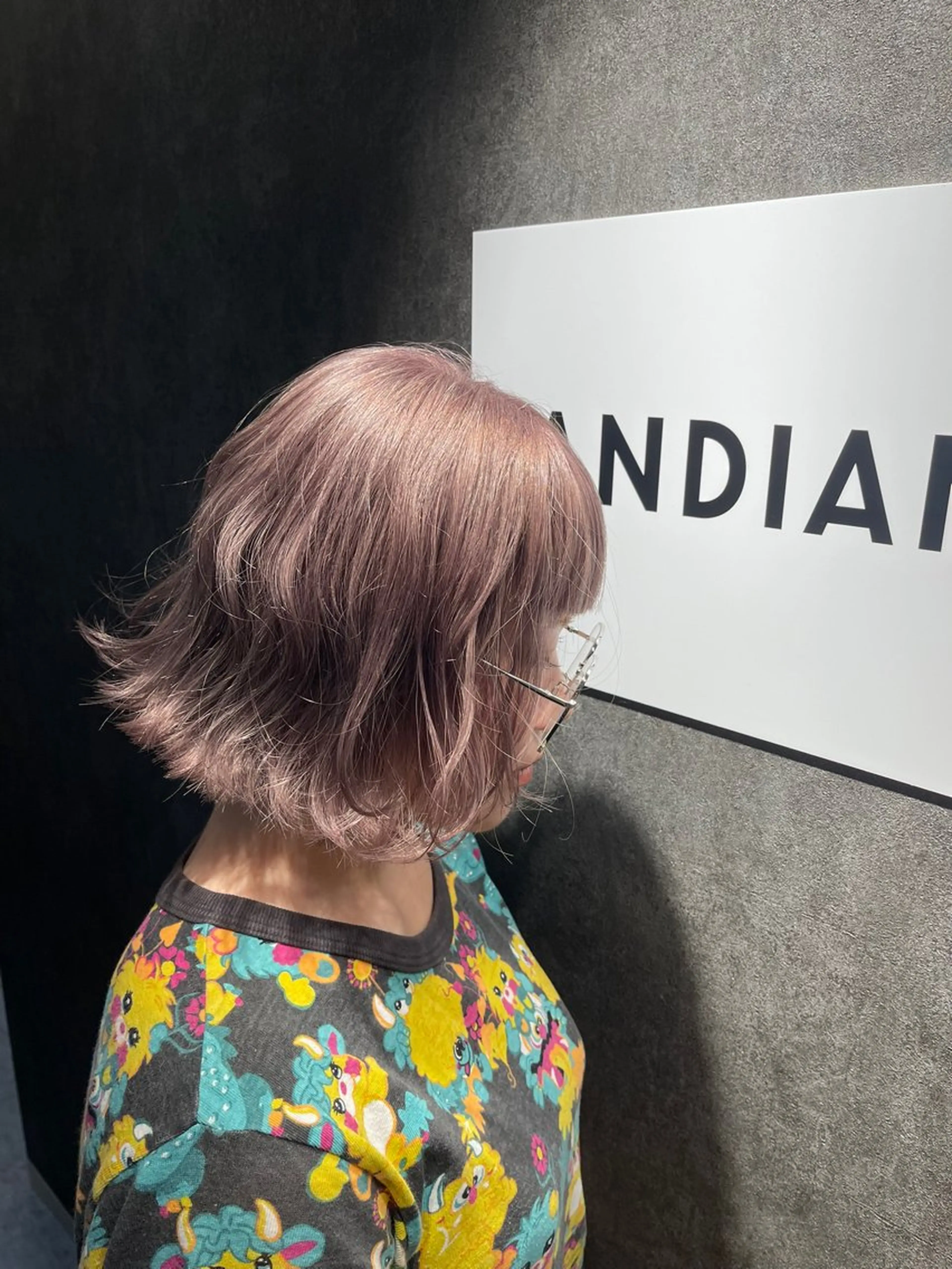 カラー 髪質改善×艶カラー ANDIAMO 楓のヘアスタイル