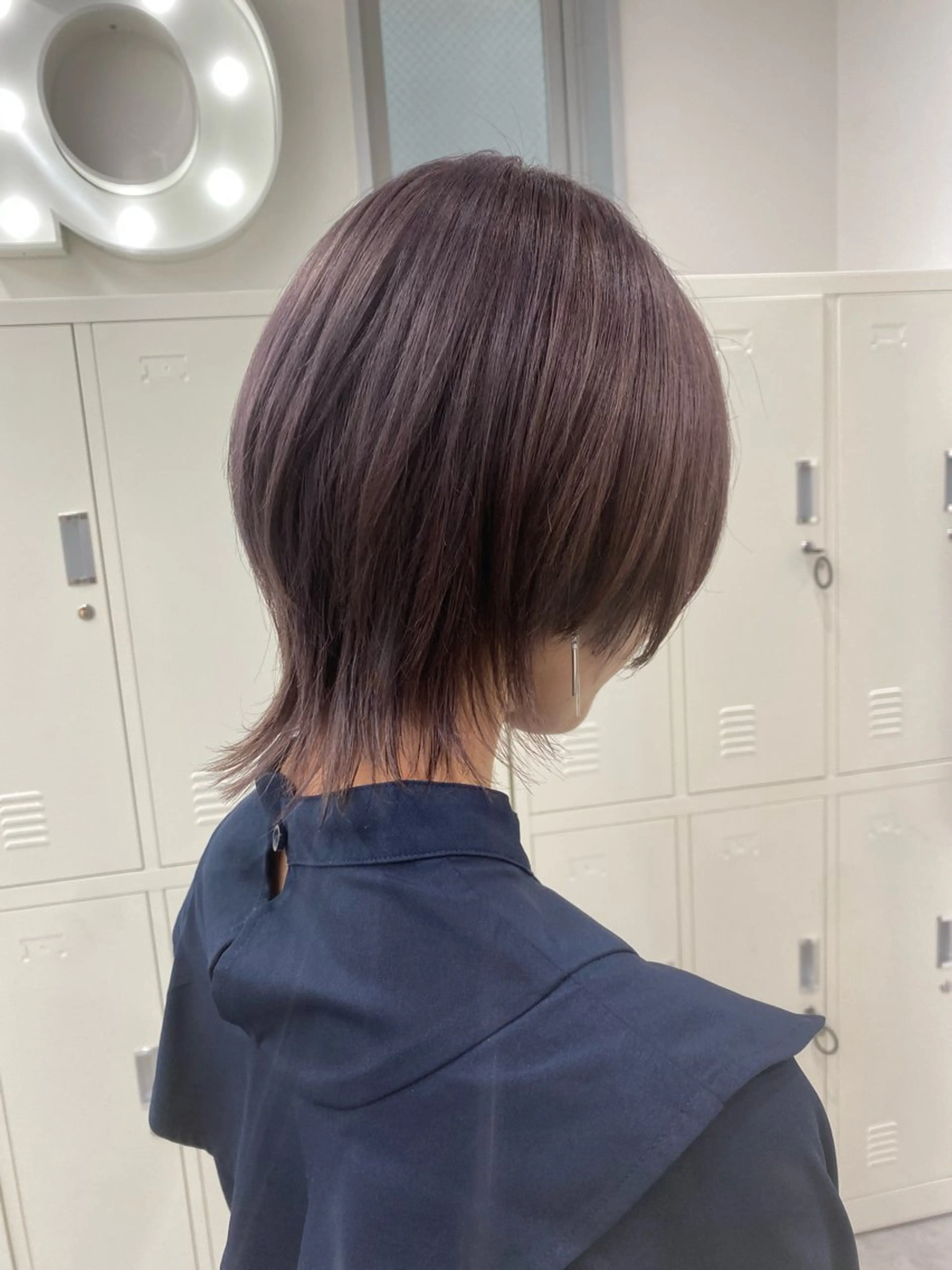 ミディアム ウルフカット dot .tokyo所属・中村 彩夏のヘアスタイル