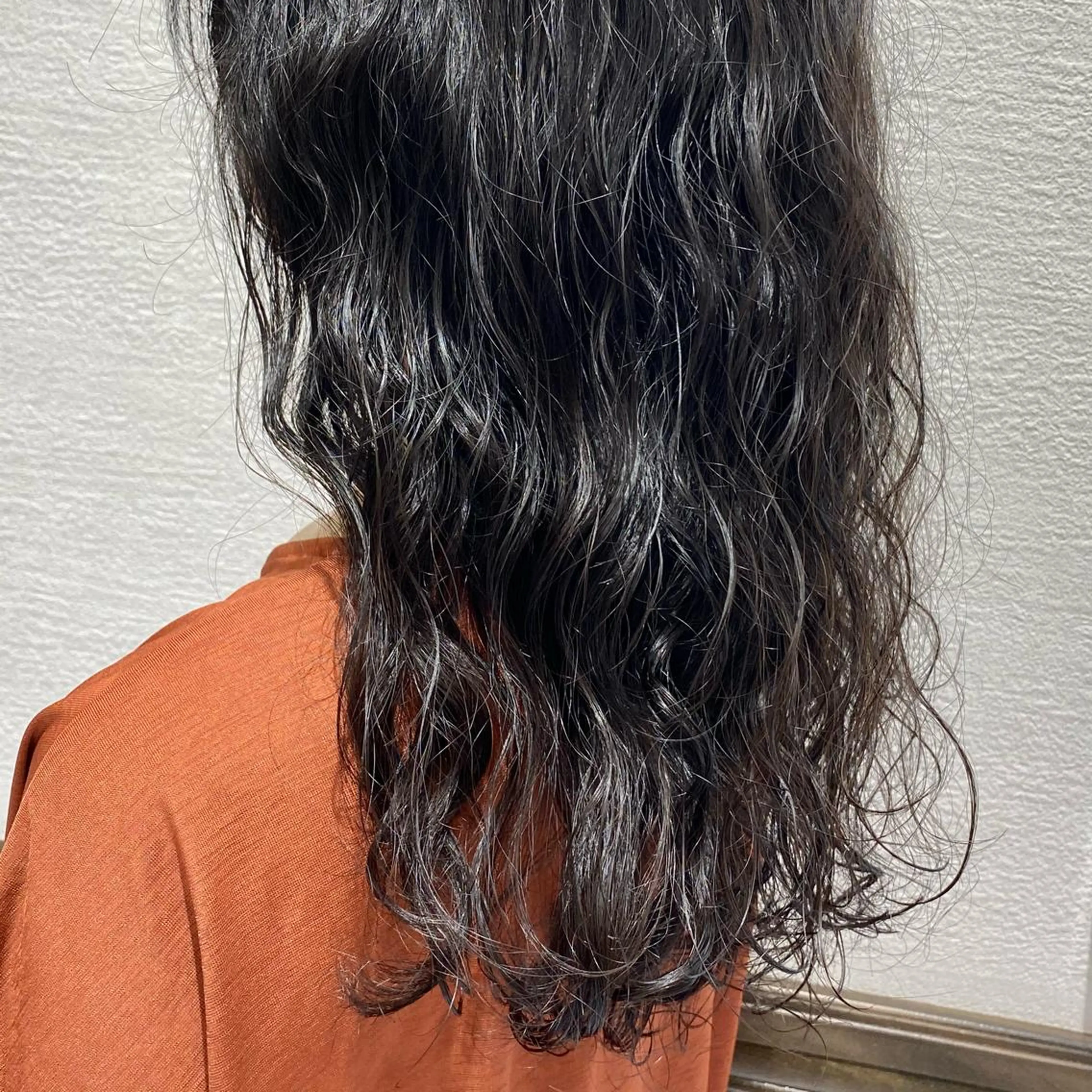 ロング 山崎 航のヘアスタイル
