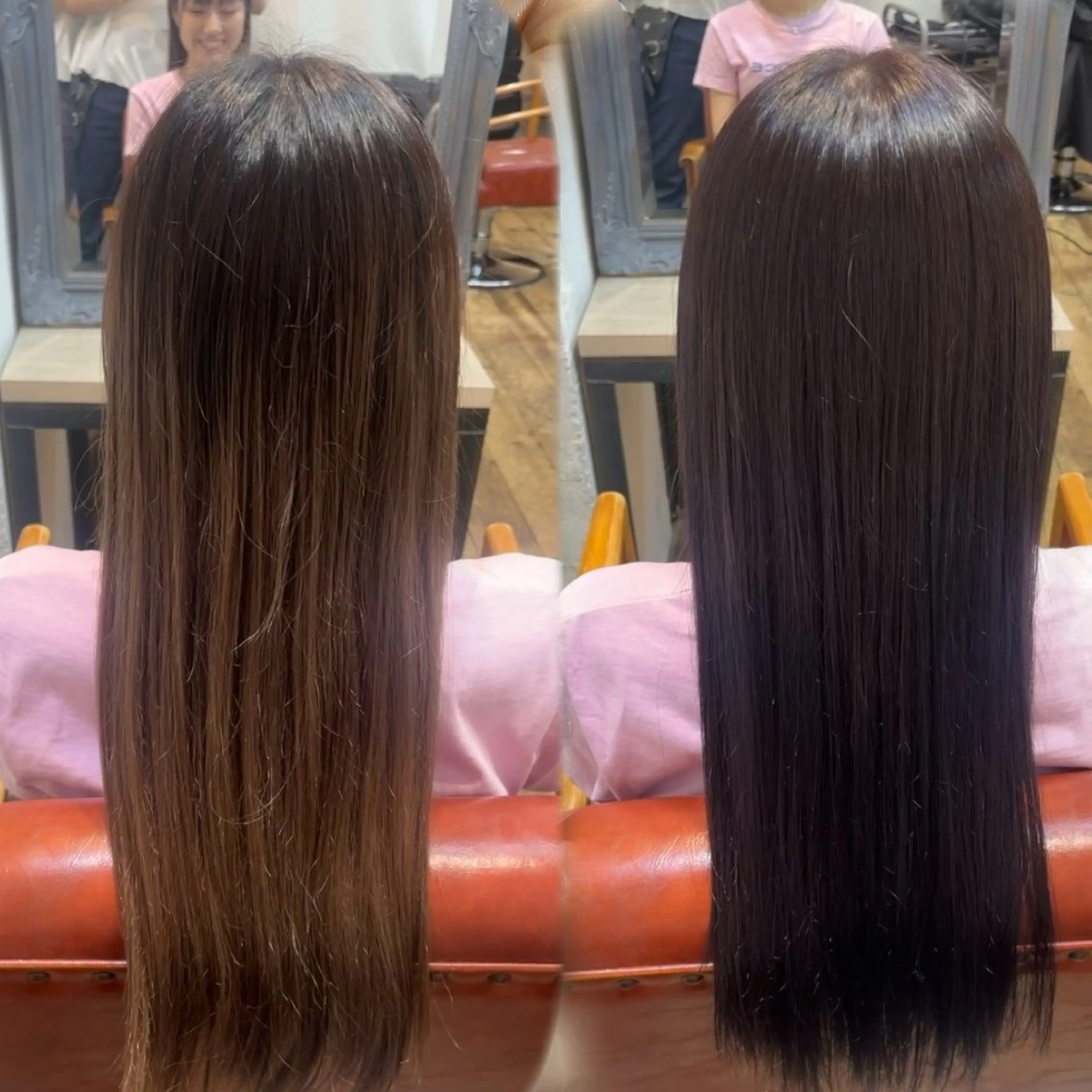 ロング 縮毛矯正 福士 未来のヘアスタイル