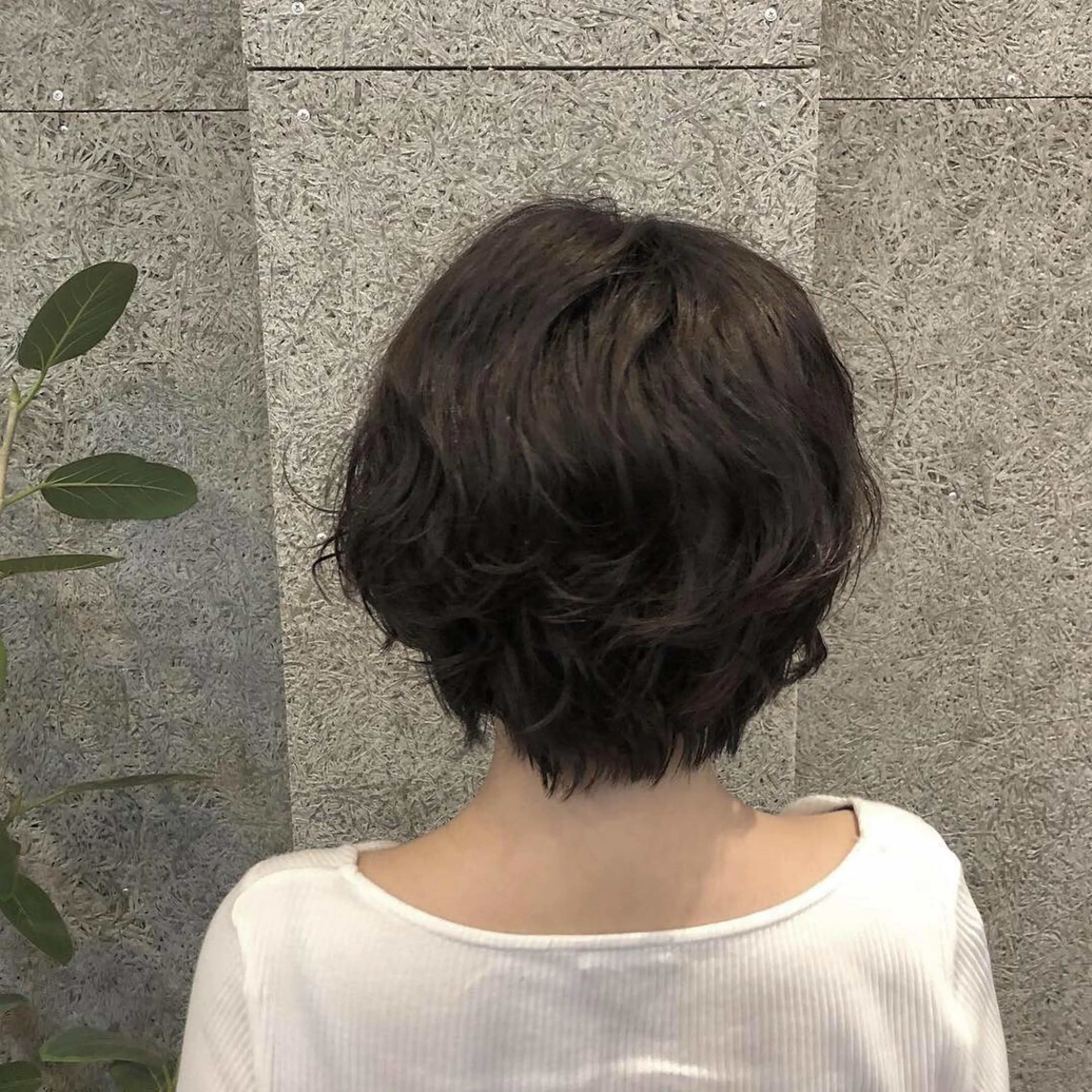 ショート パーマ カトウ ユウカのヘアスタイル