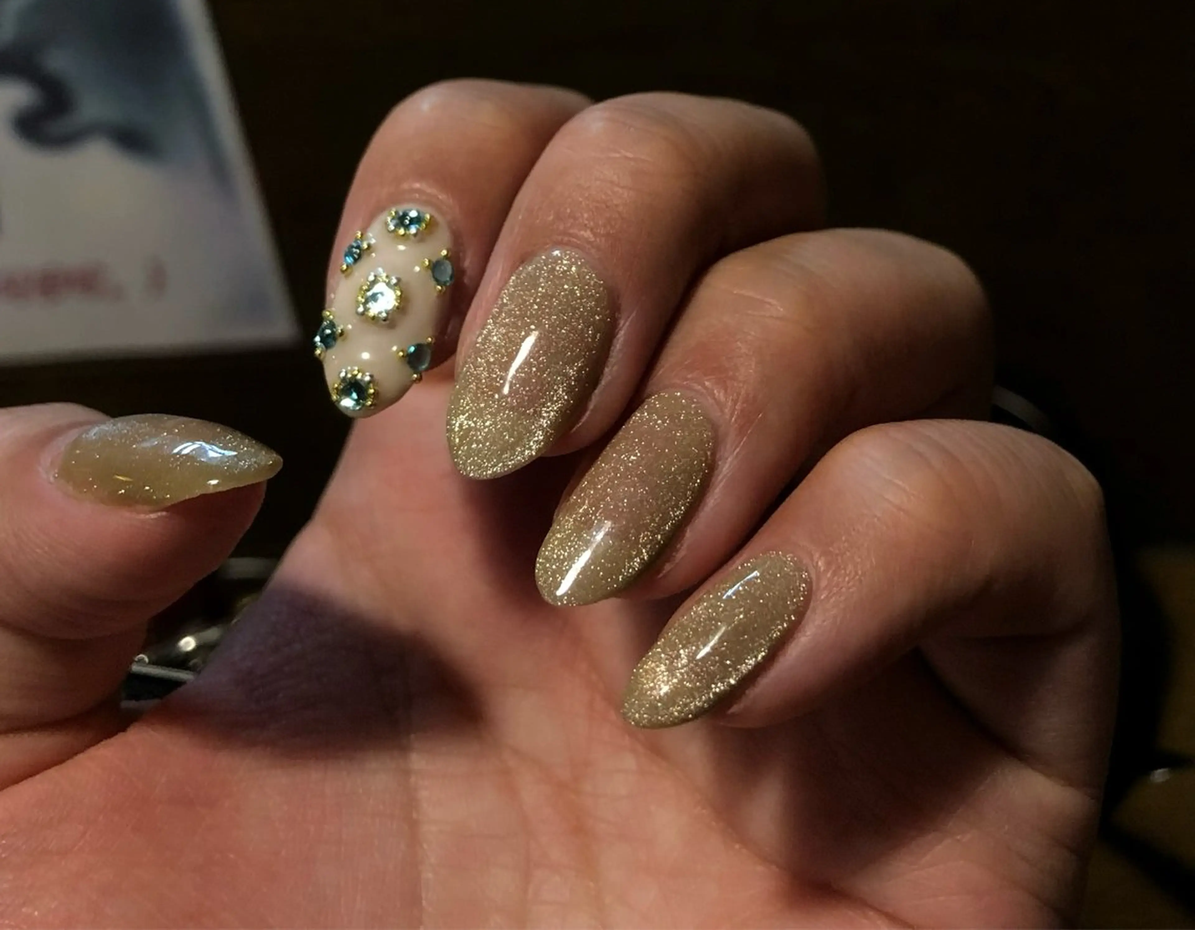 ネイル マグネットネイル AIushe平井店 ななみのネイルデザイン