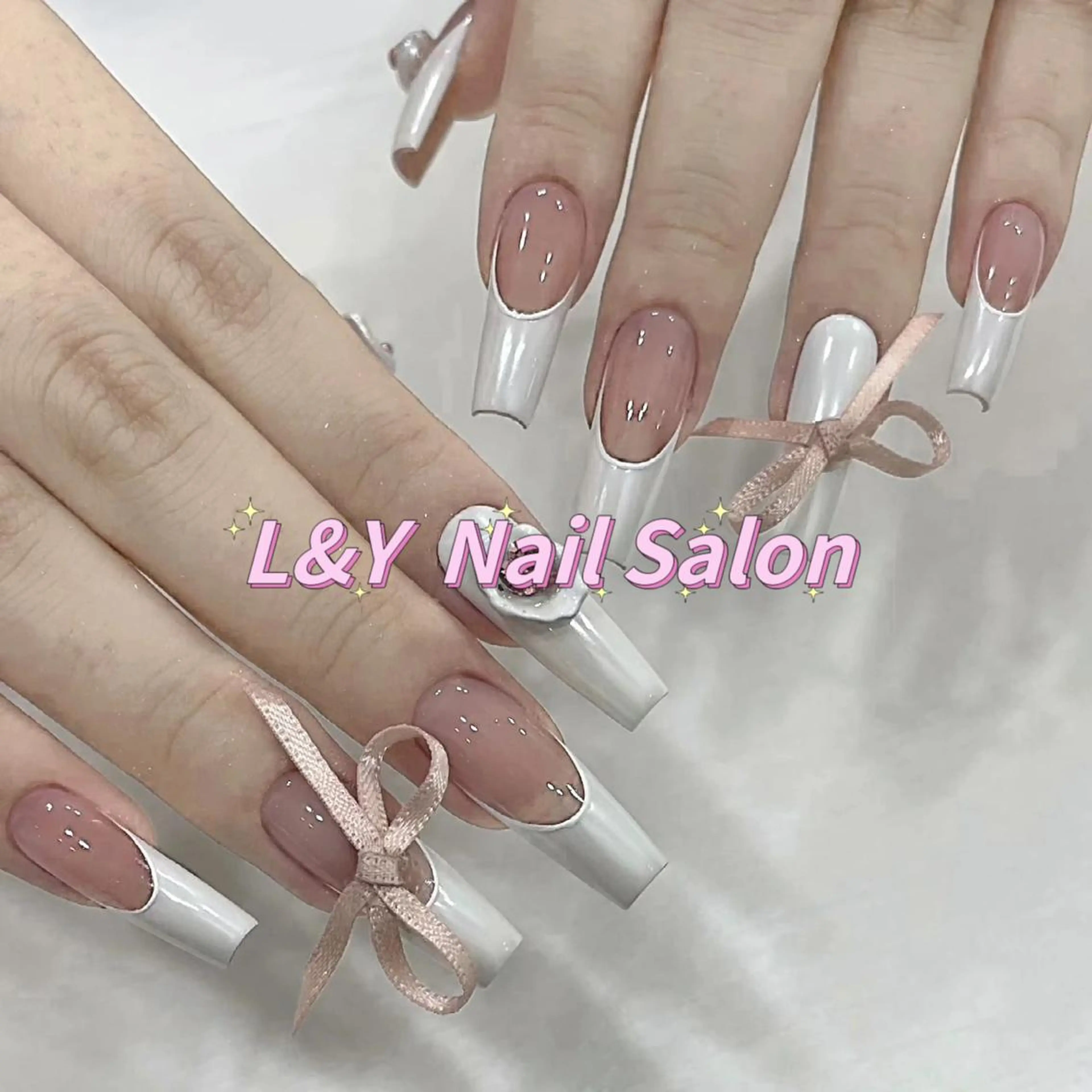 ネイル ハンドネイル ハンドケア L&Y Nail🎀 思雪のネイルデザイン