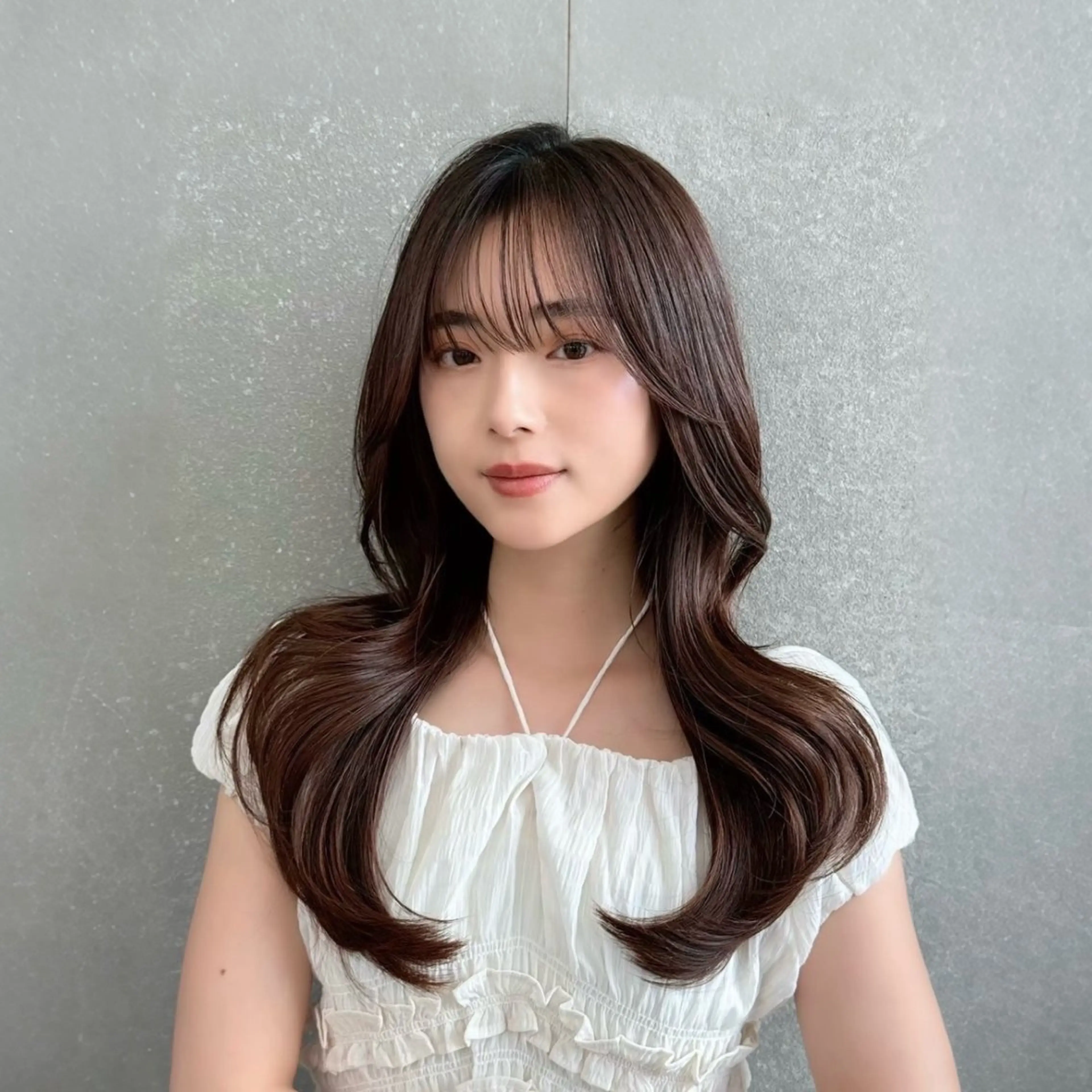 セミロング カラー カット ヘアカラー トリートメント 🐉銀座/レイヤーカ ット髪質改善/RYUのヘアスタイル