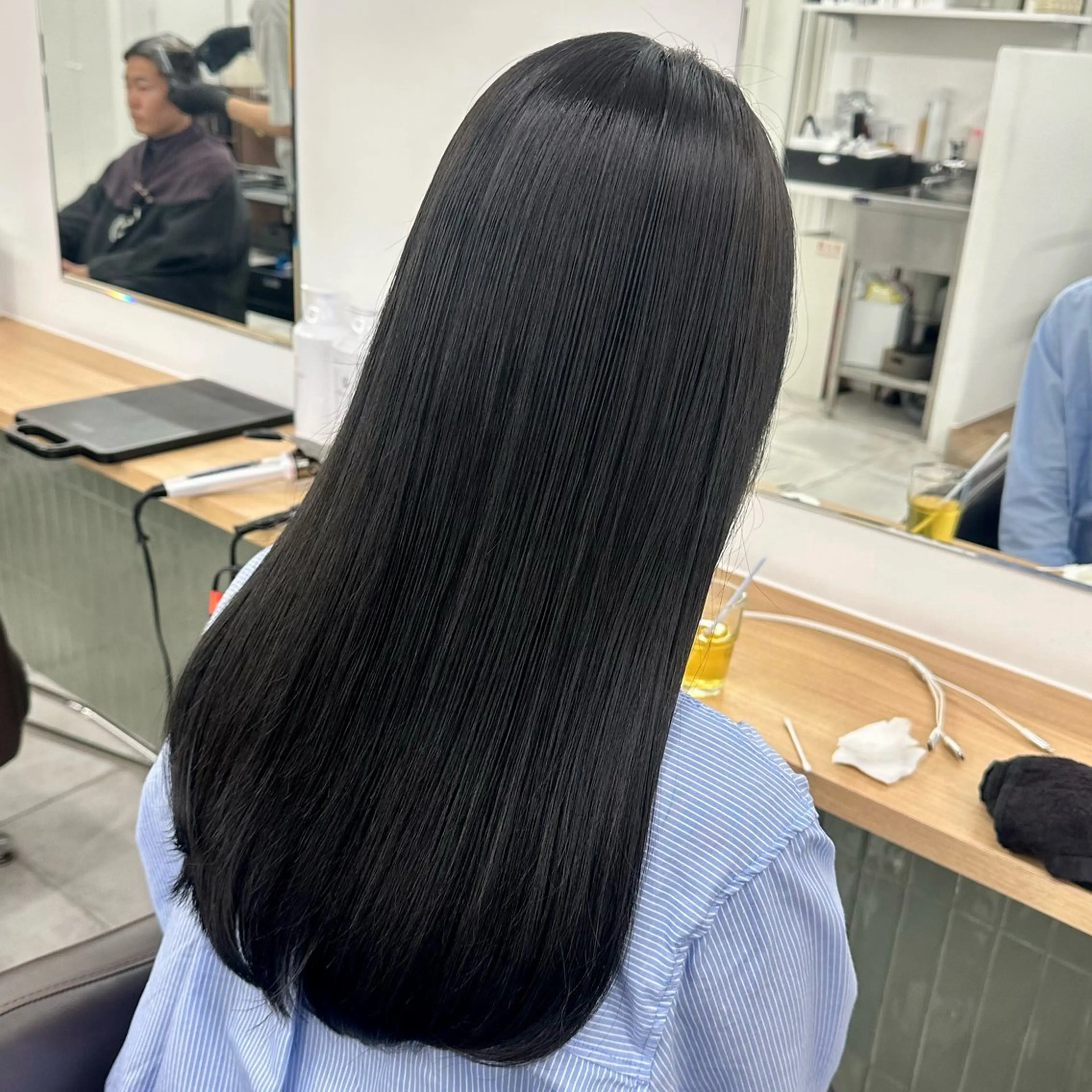 セミロング カラー カット ヘアカラー トリートメント ブリーチなし/レイヤ ー特化🌈Tommyのヘアスタイル