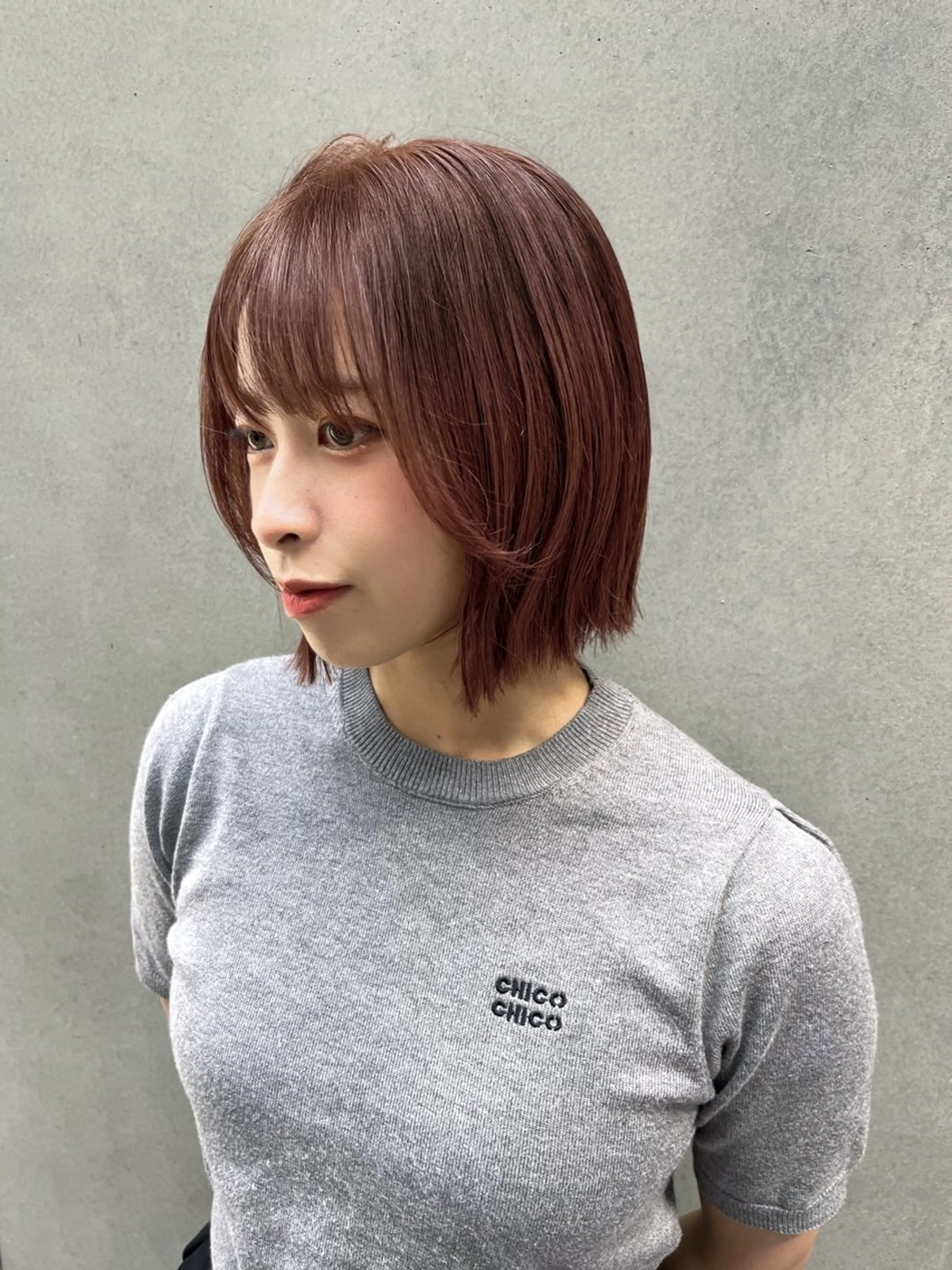 ショート カット 🫧オリーブカラー/ 酸性縮毛矯正銀座🫧のヘアスタイル