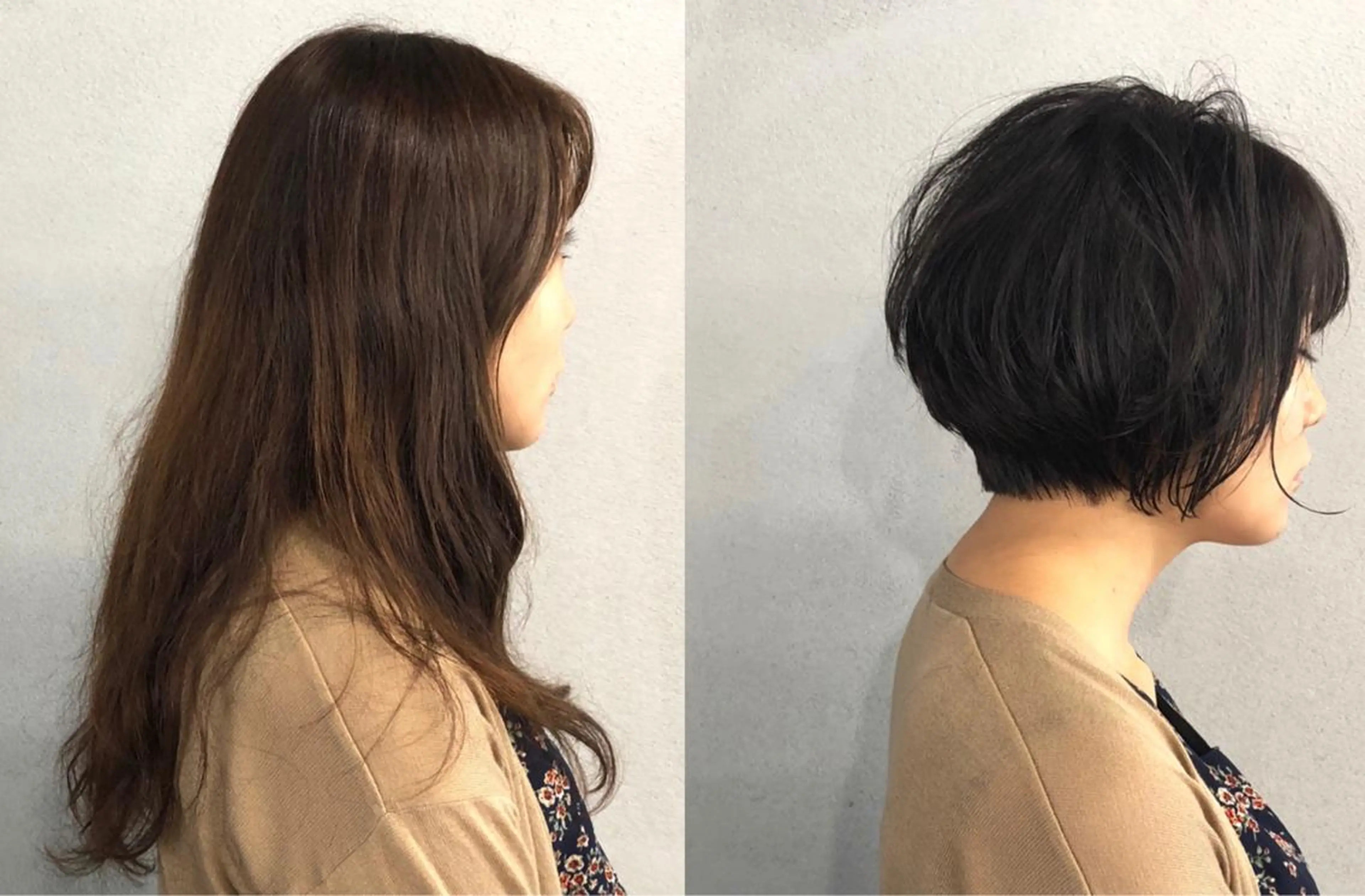 ショート カラー ショートボブ ボブ ショートヘア カット ヘアカラー トリートメント ボブ/ショート/ 白髪染め/メンズ葛西のヘアスタイル