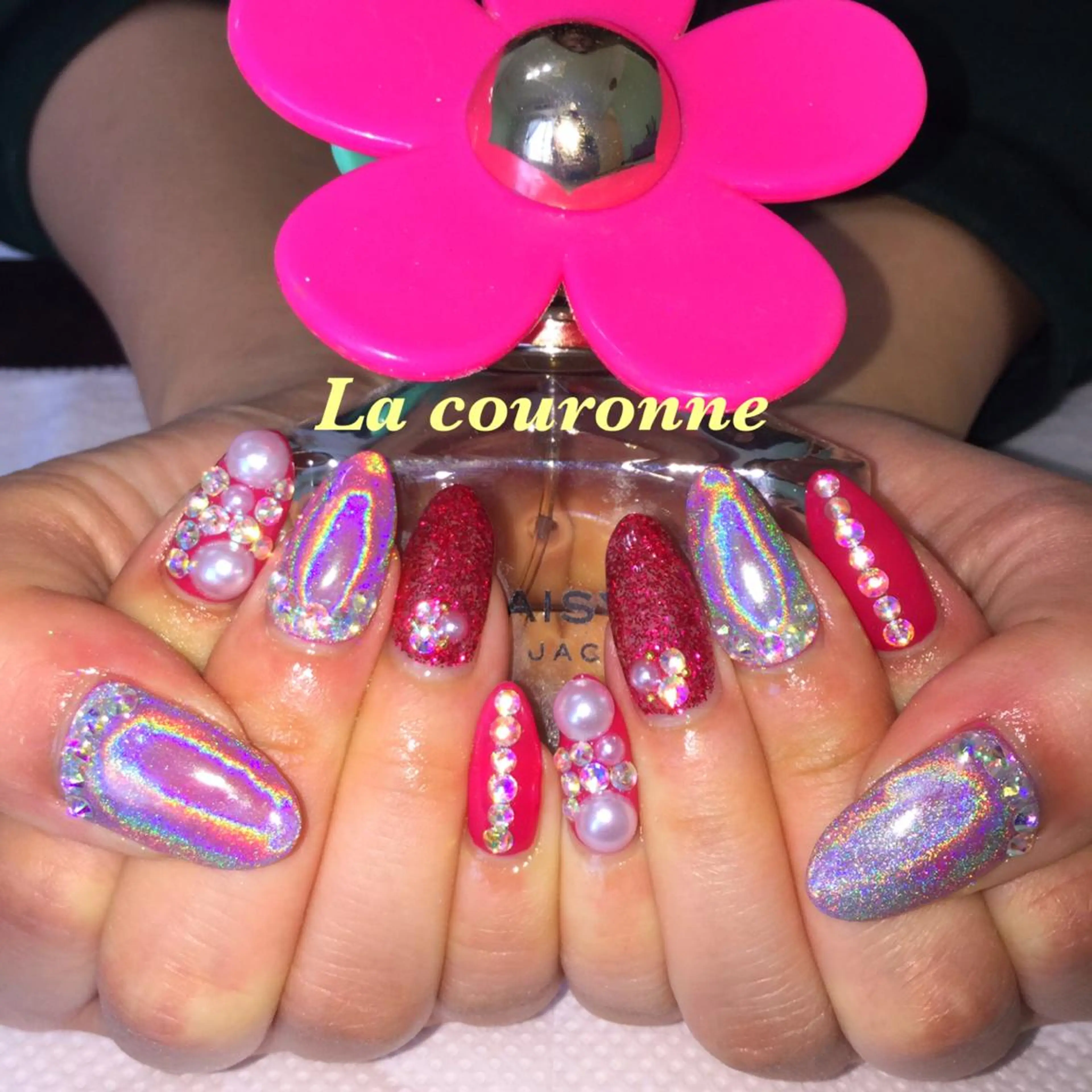 ネイル 持ち込み ハンドネイル Lacouronne NATSUMIのネイルデザイン