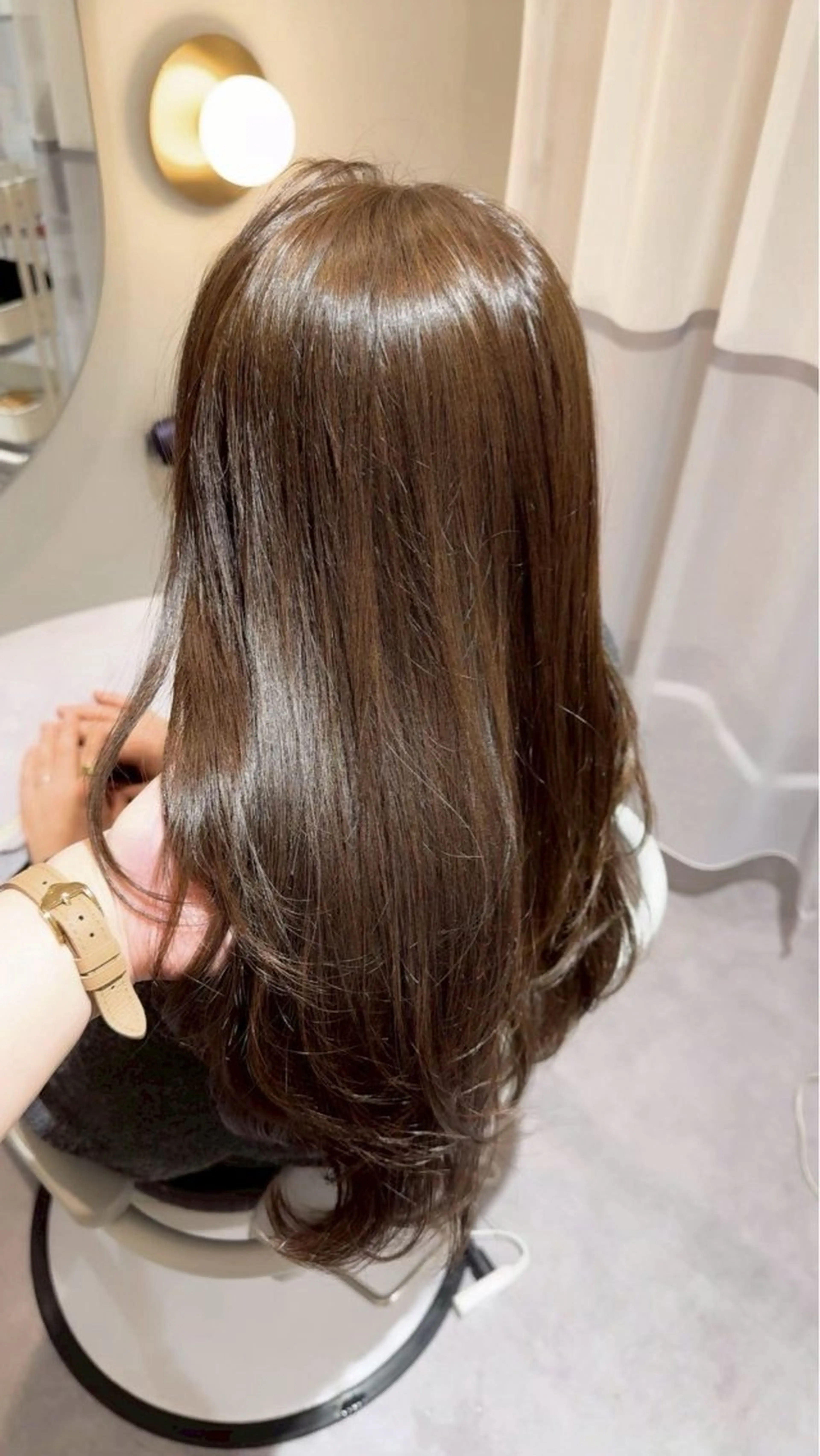 ロング 特化✨透明感カラー 白髪染め✨住田緋菜のヘアスタイル