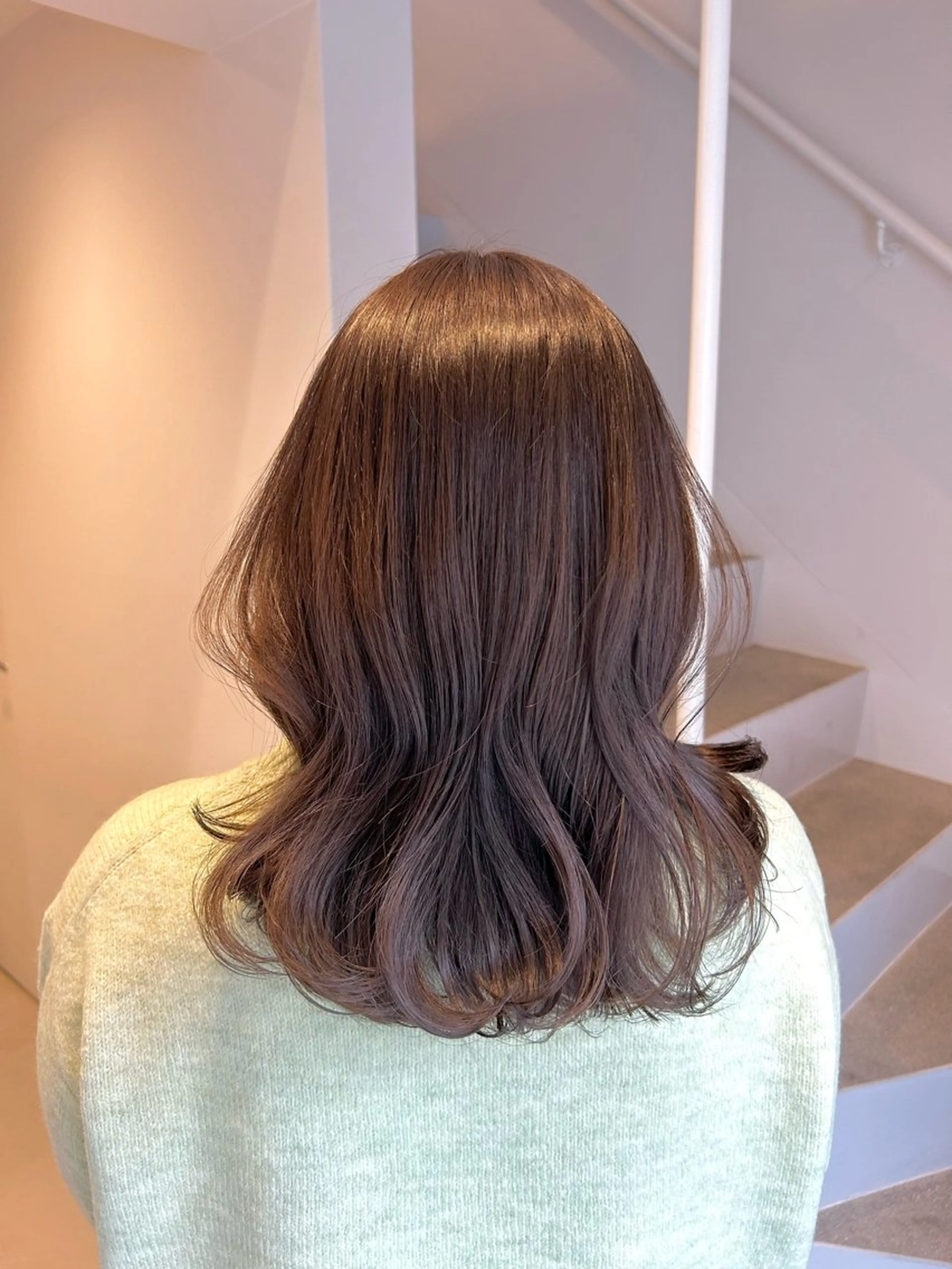 ミディアム 艶髪カラー×髪質改善 🎀中島鈴菜のヘアスタイル