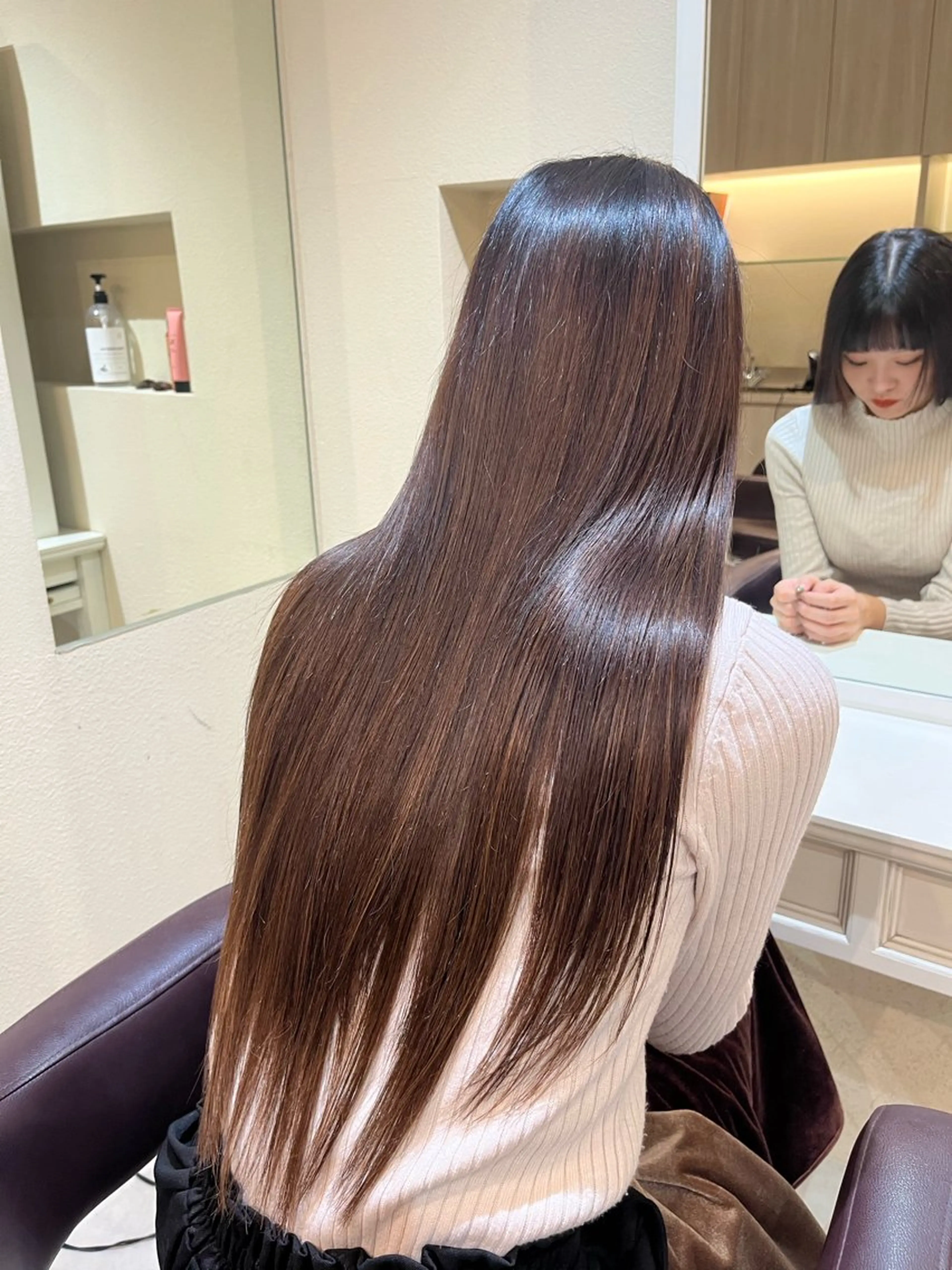 ロング カラー 髪質改善 トリートメント mulum所属・髪質改善/艶髪/韓国 ヘア[マンツーマン]のヘアスタイル