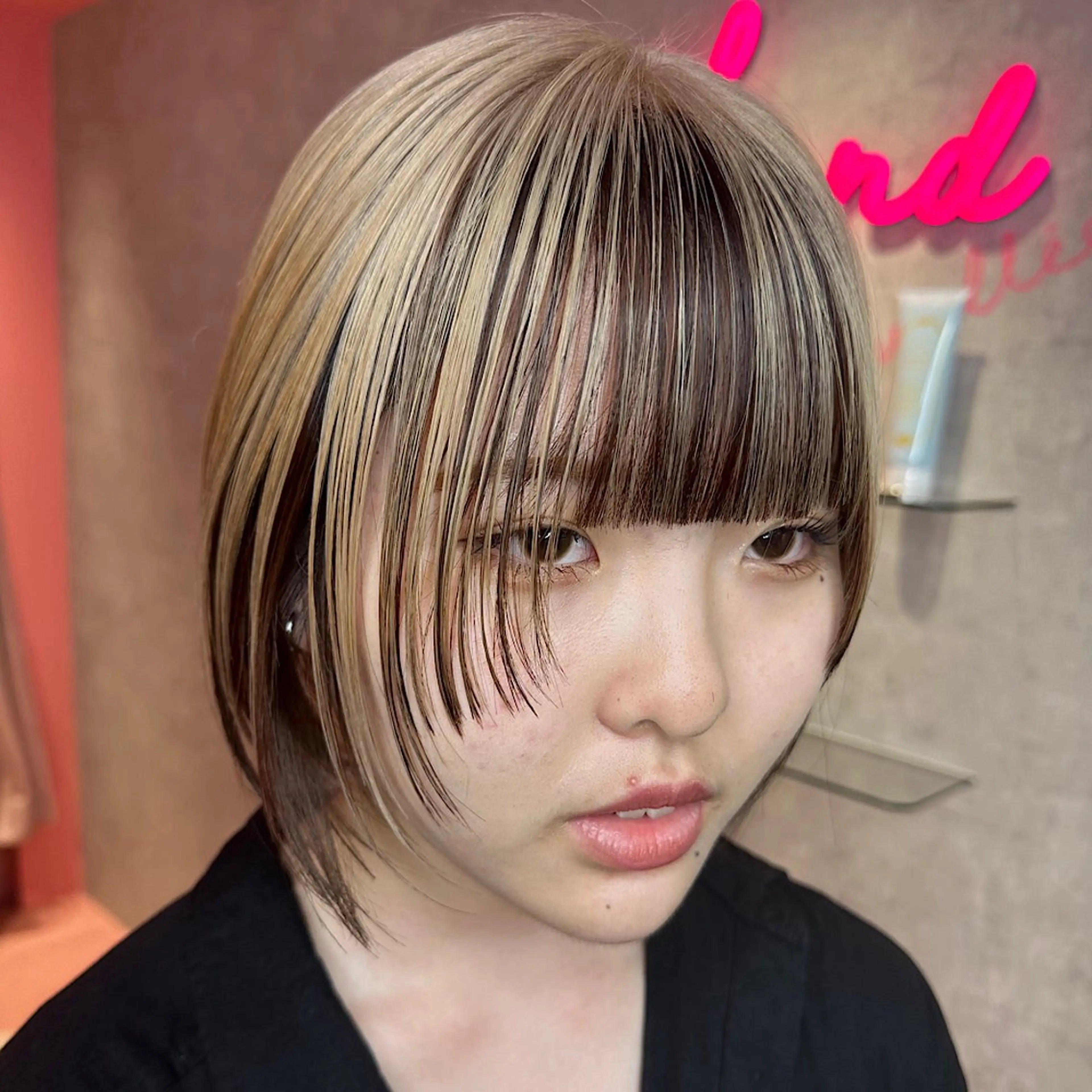 ショート カラー 韓国ヘア/艶カラー /田中悠佑のヘアスタイル