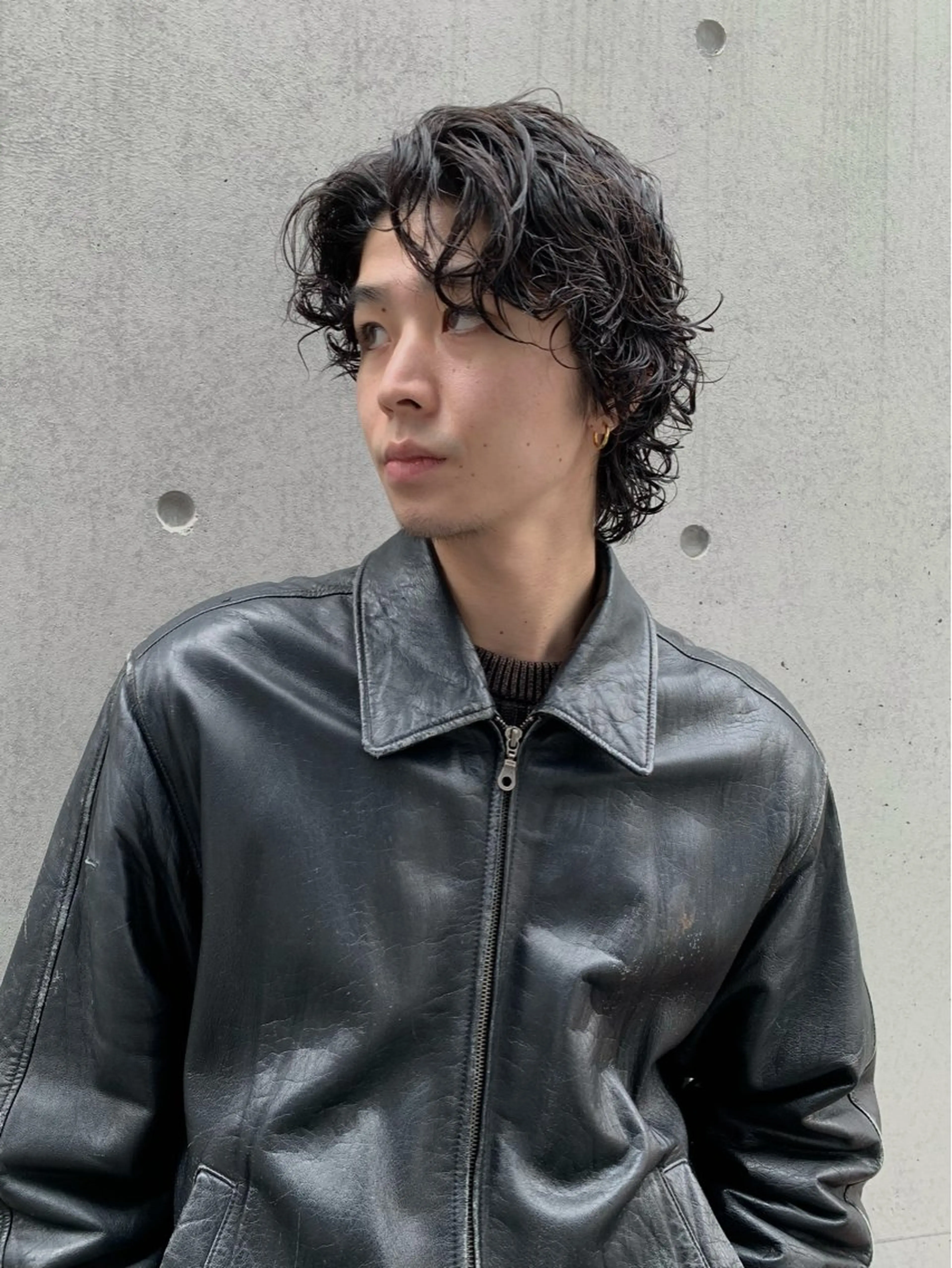 パーマ メンズ 佐藤 大翔のヘアスタイル