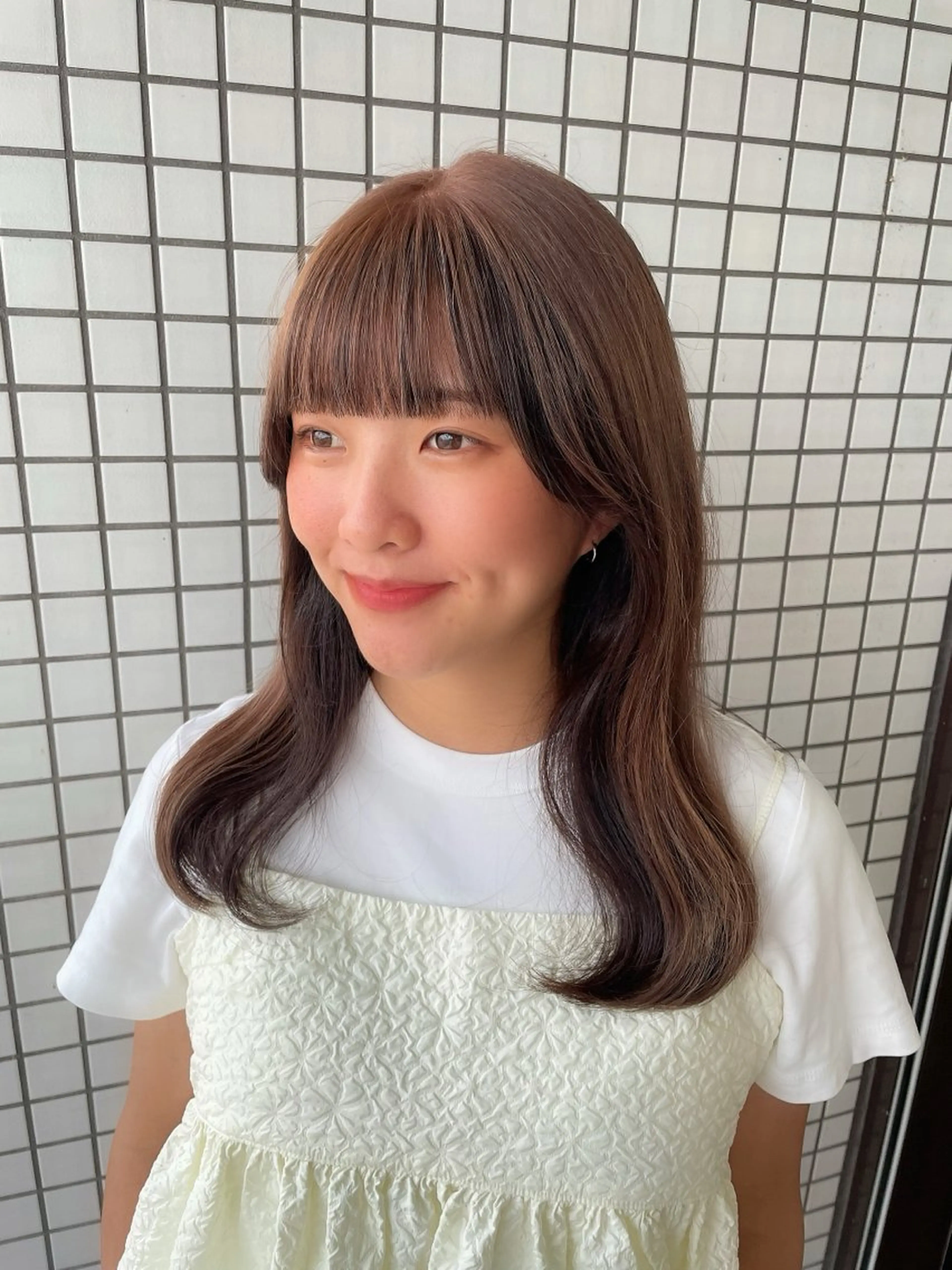 セミロング カラー belta.🌱 安藝夏花🌻のヘアスタイル