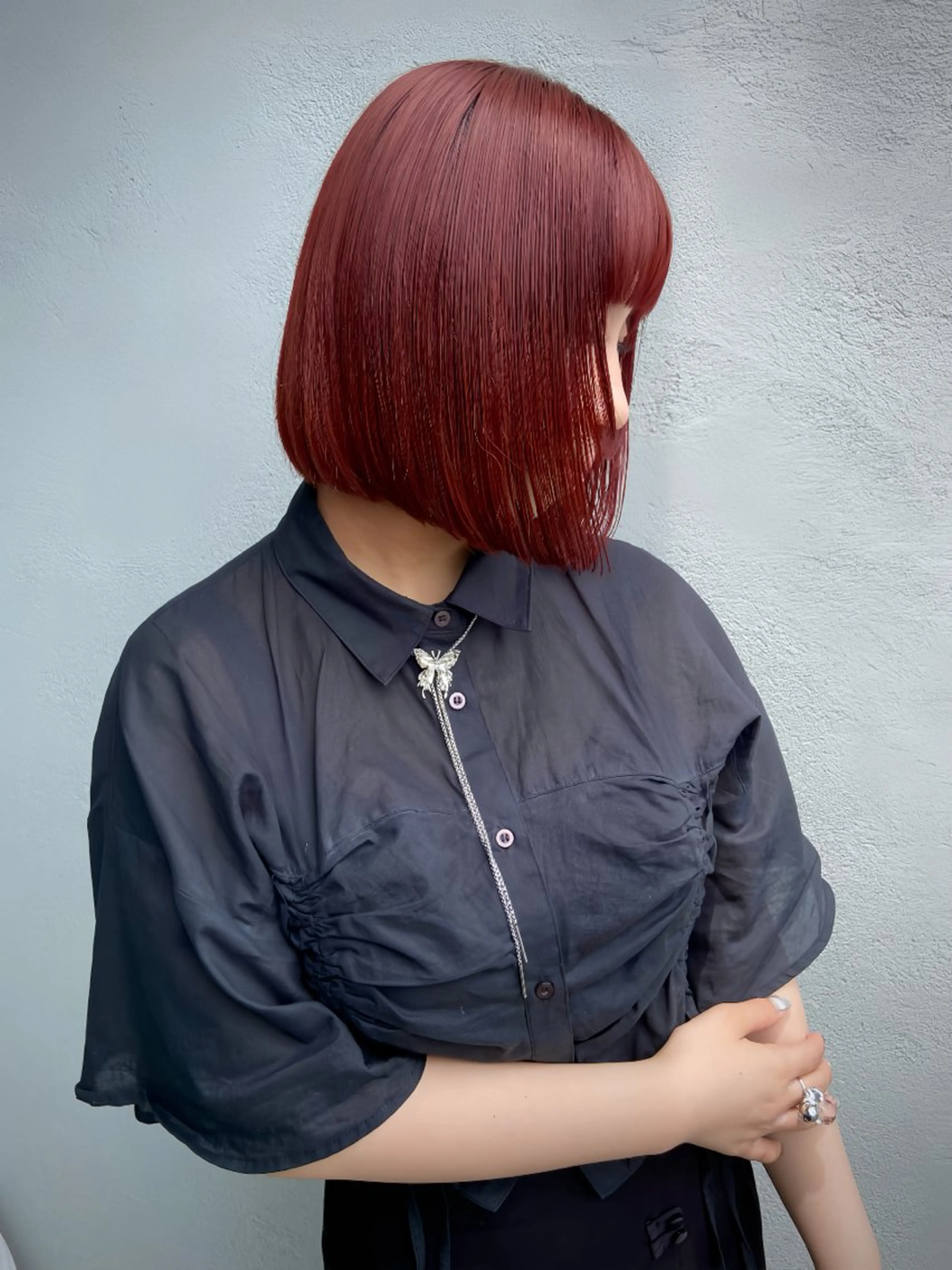 ショート ボブ 韓国風ヘア トリートメント SOYON nanamiのヘアスタイル