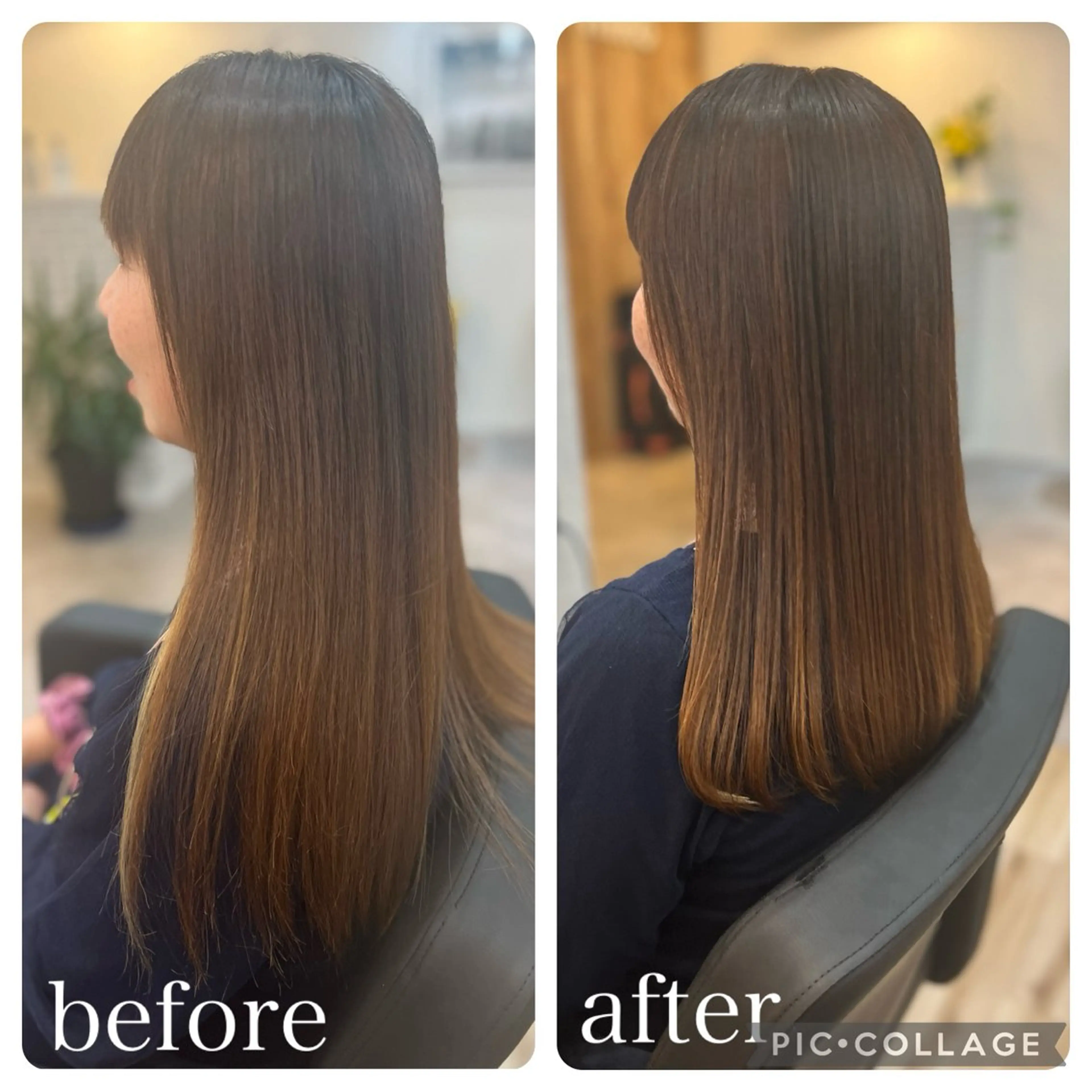 ロング カット ヘアカラー トリートメント Aguhair milo森山知幸のヘアスタイル