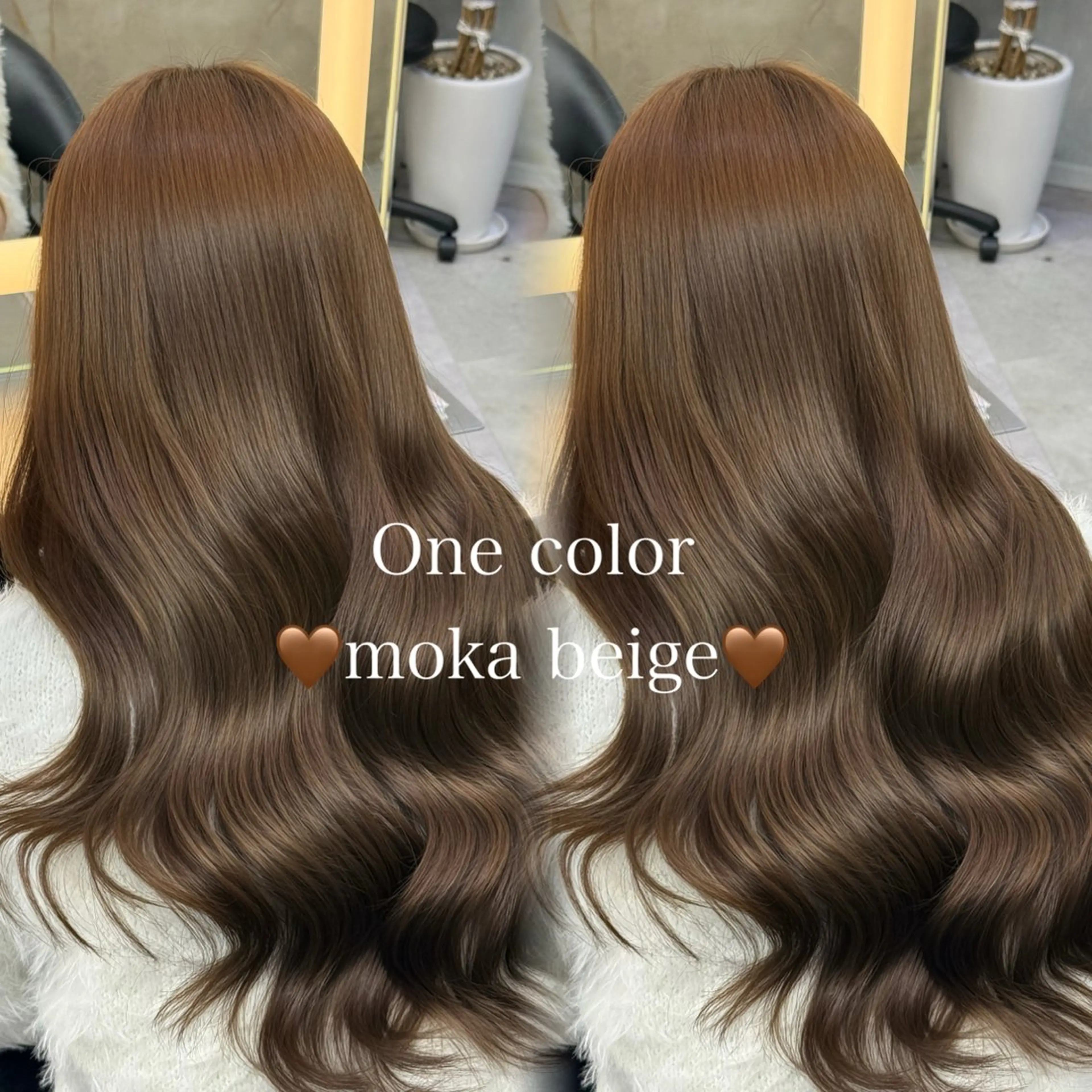 ロング カット ヘアカラー トリートメント 🌷ハナ🌷/顔周り レイヤー/モテ髪🎀のヘアスタイル