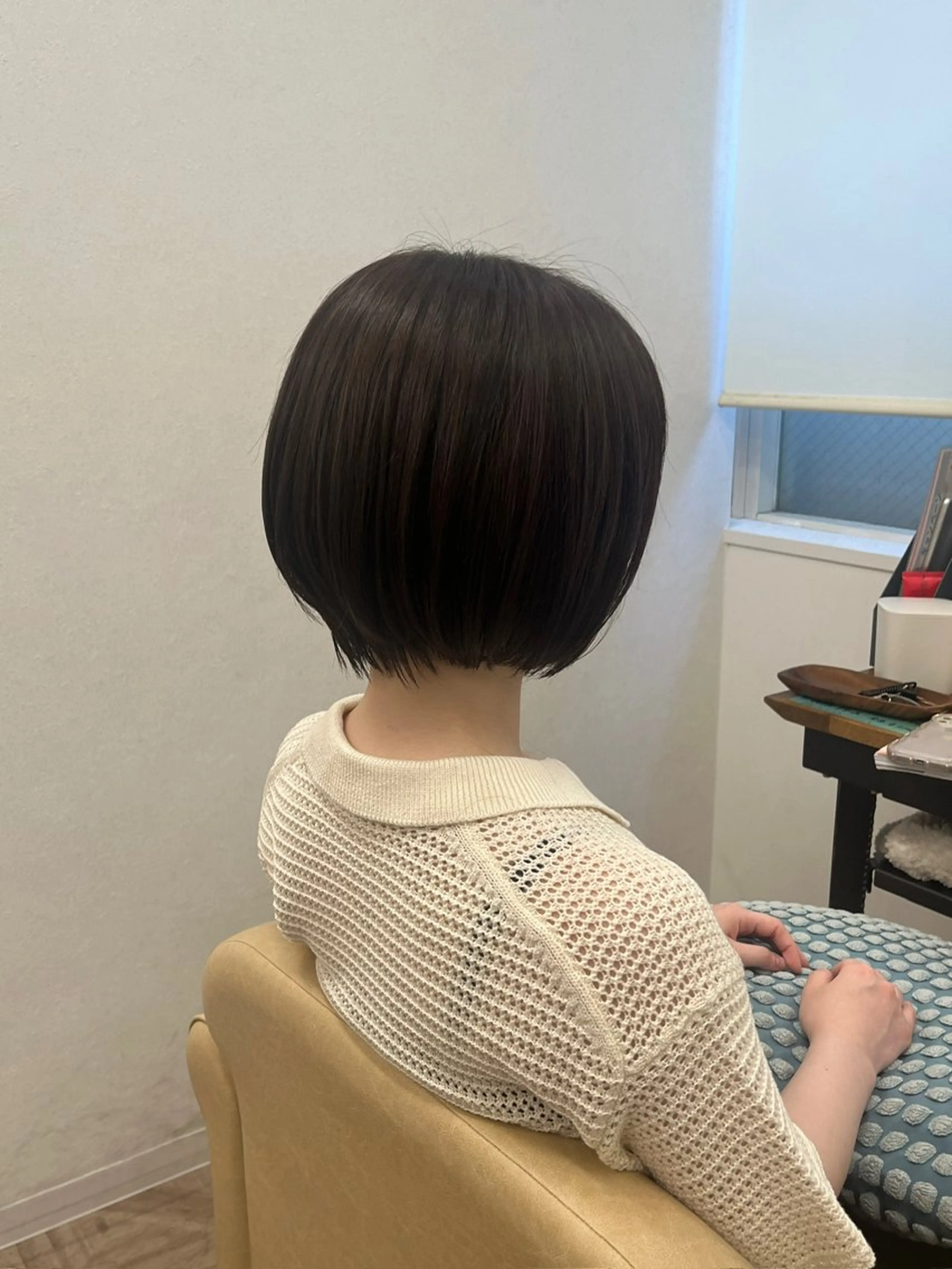 ショート カラー ショートボブ ボブ ショートヘア カット ヘアカラー トリートメント 阿部 美春のヘアスタイル