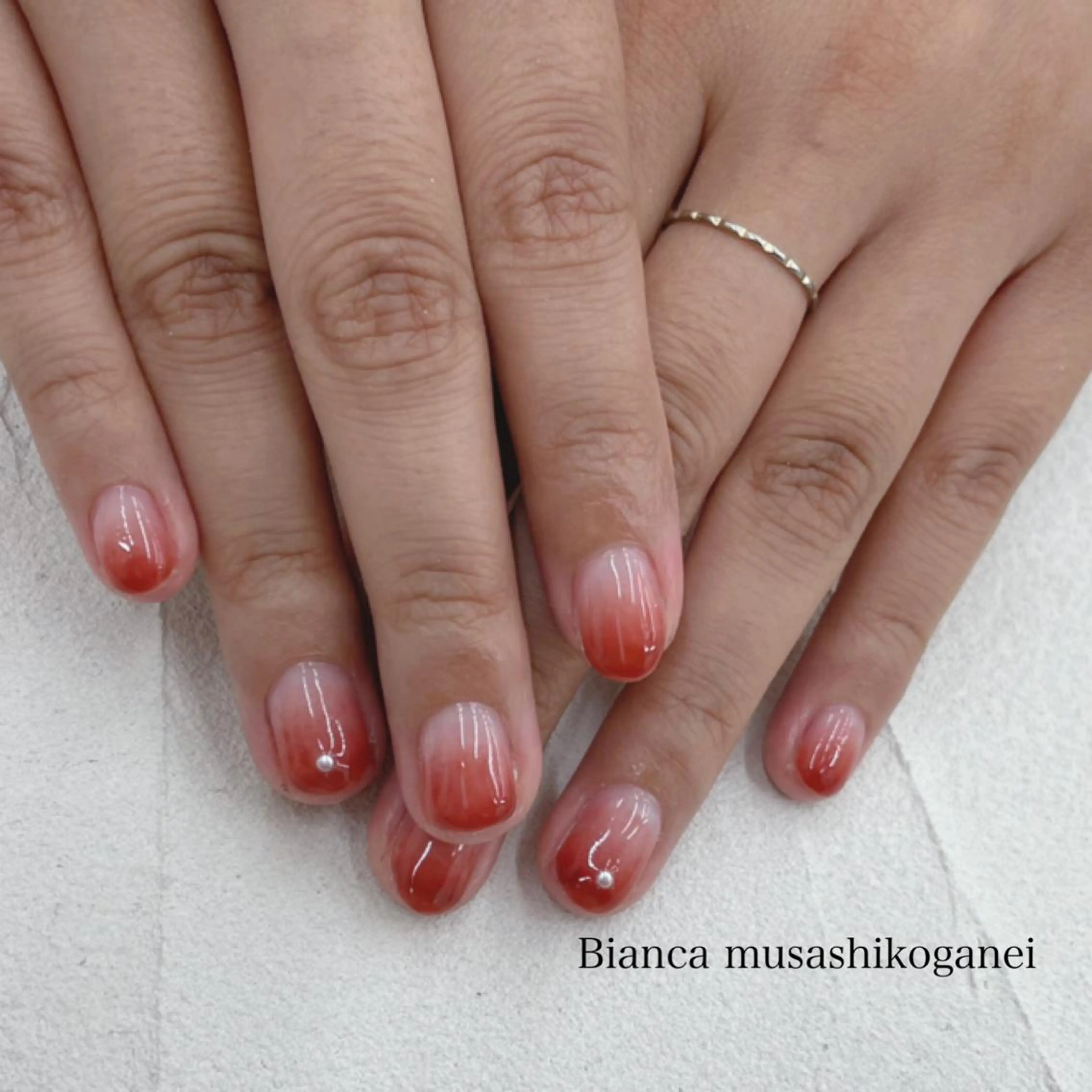ネイル グラデーション ビアンカ武蔵小金井 ほしののネイルデザイン