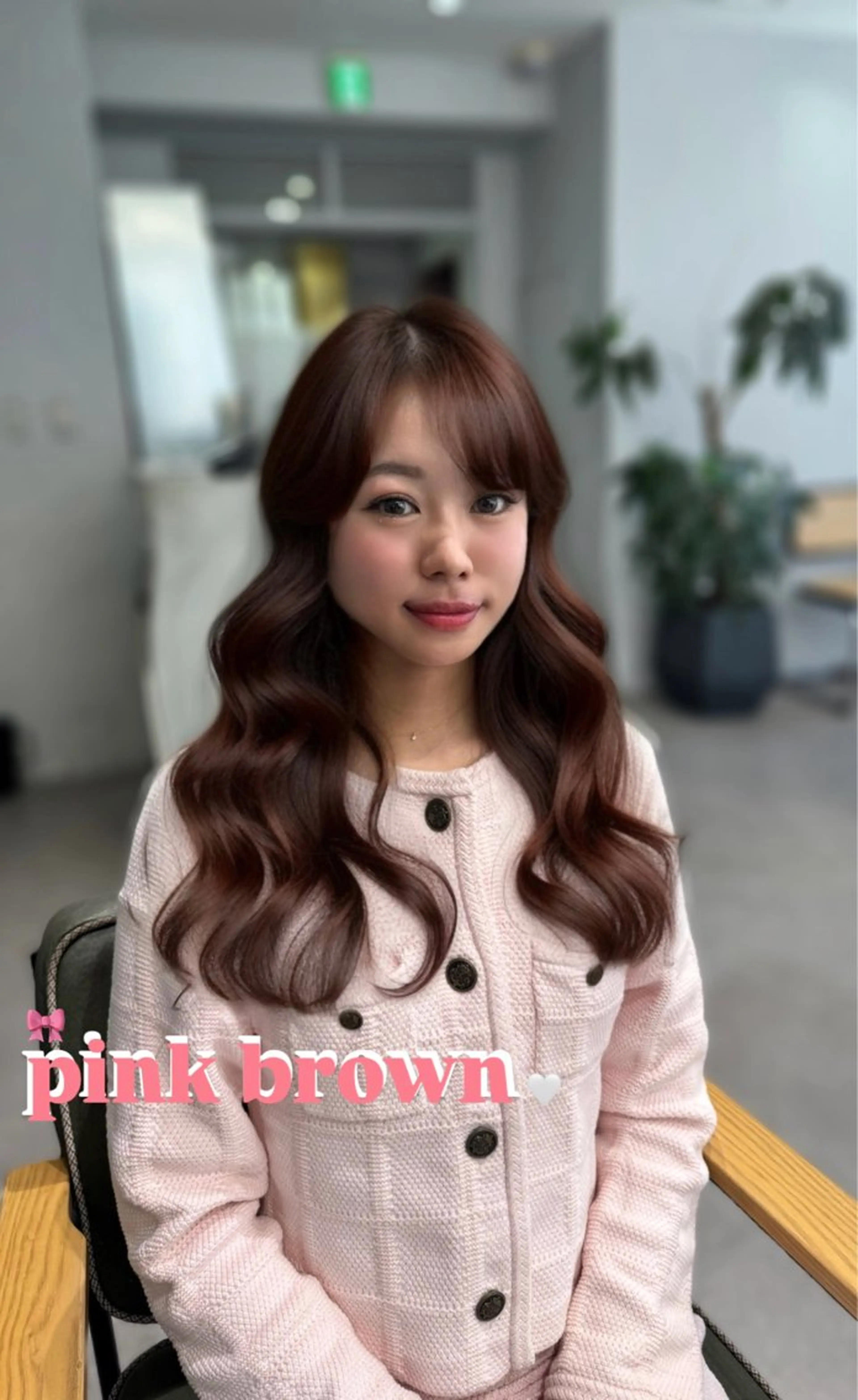 セミロング カラー ヘアアレンジ 暖色系/透明感 治野心のヘアスタイル