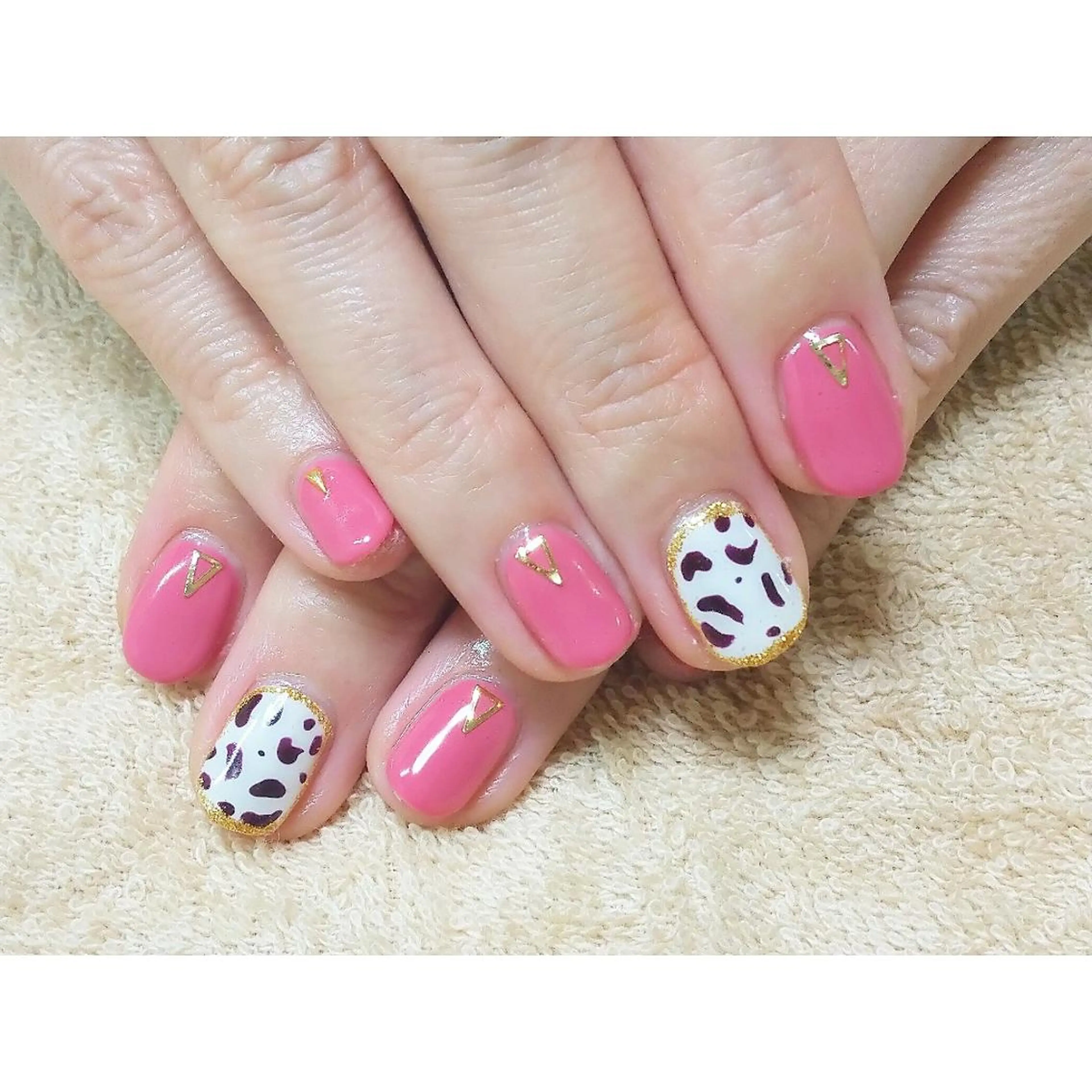 ネイル 痛ネイル/ワンホン/ フィルイン/長さだしのネイルデザイン