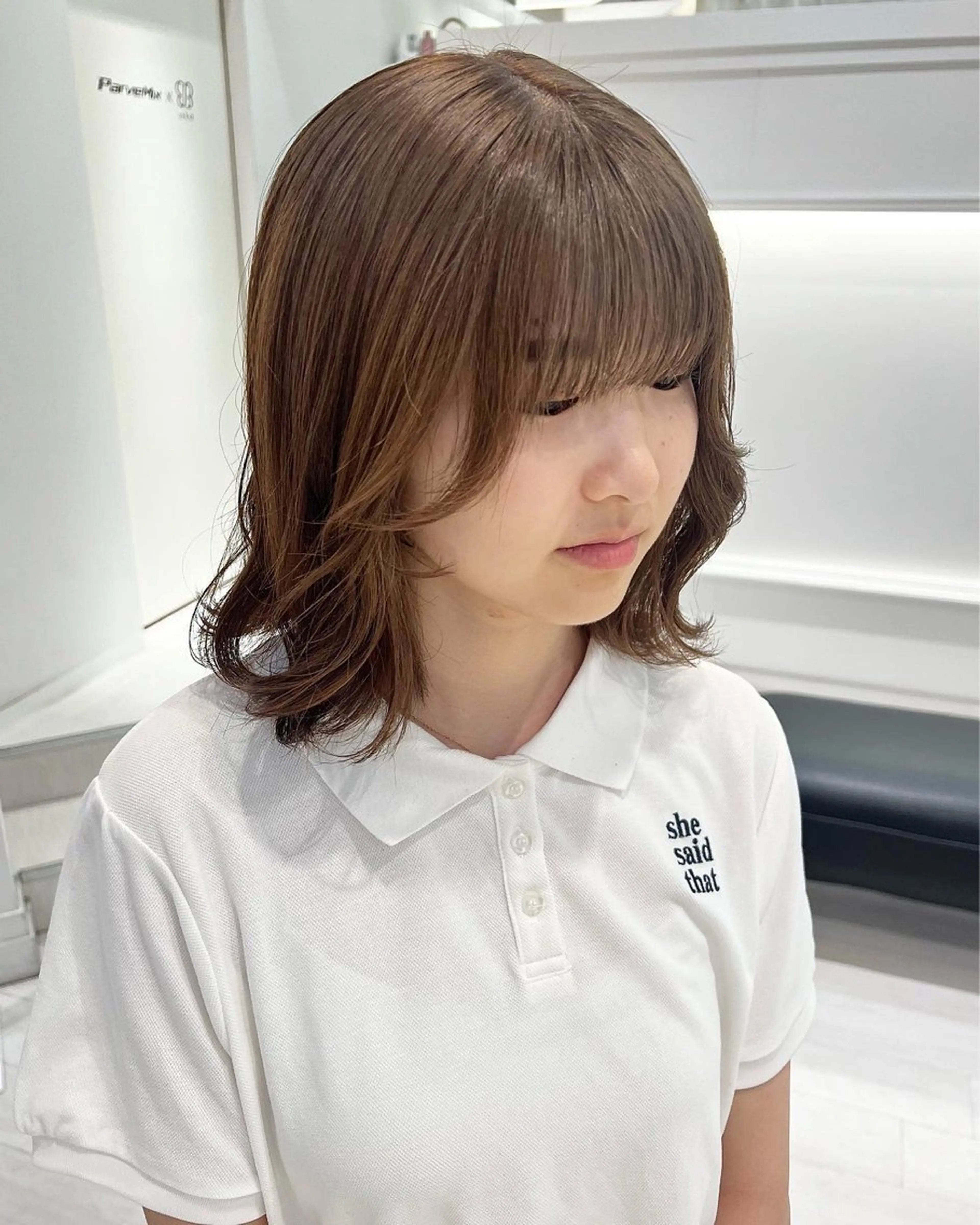 ミディアム カラー Parve  Mix /板野妃莉のヘアスタイル