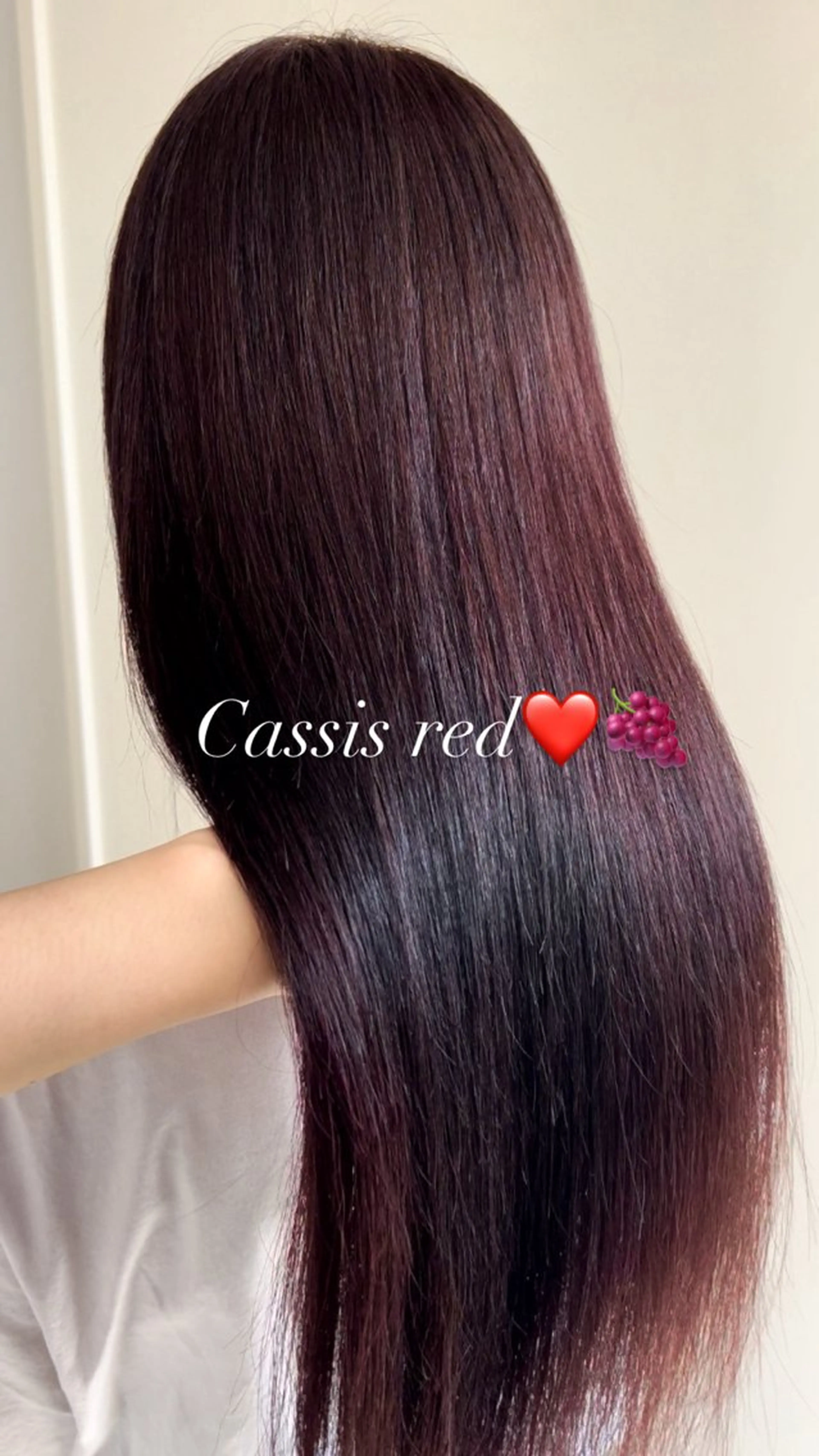 セミロング カラー ヘアカラー トリートメント 髪質改善/透明感カラ ー/みほのヘアスタイル