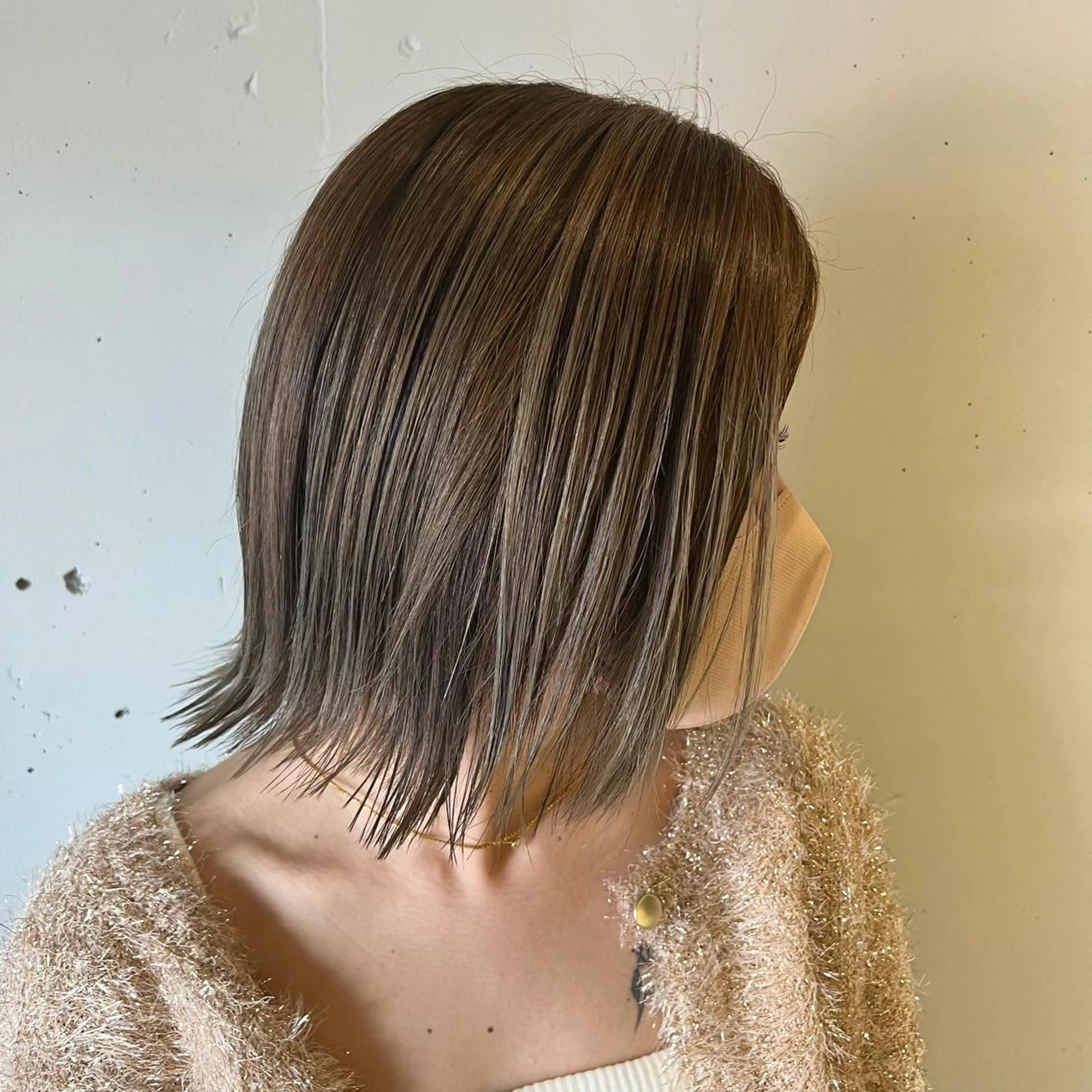 ミディアム カラー ベージュカラー カラースペシャリスト しょう🧑🏼‍🎨のヘアスタイル