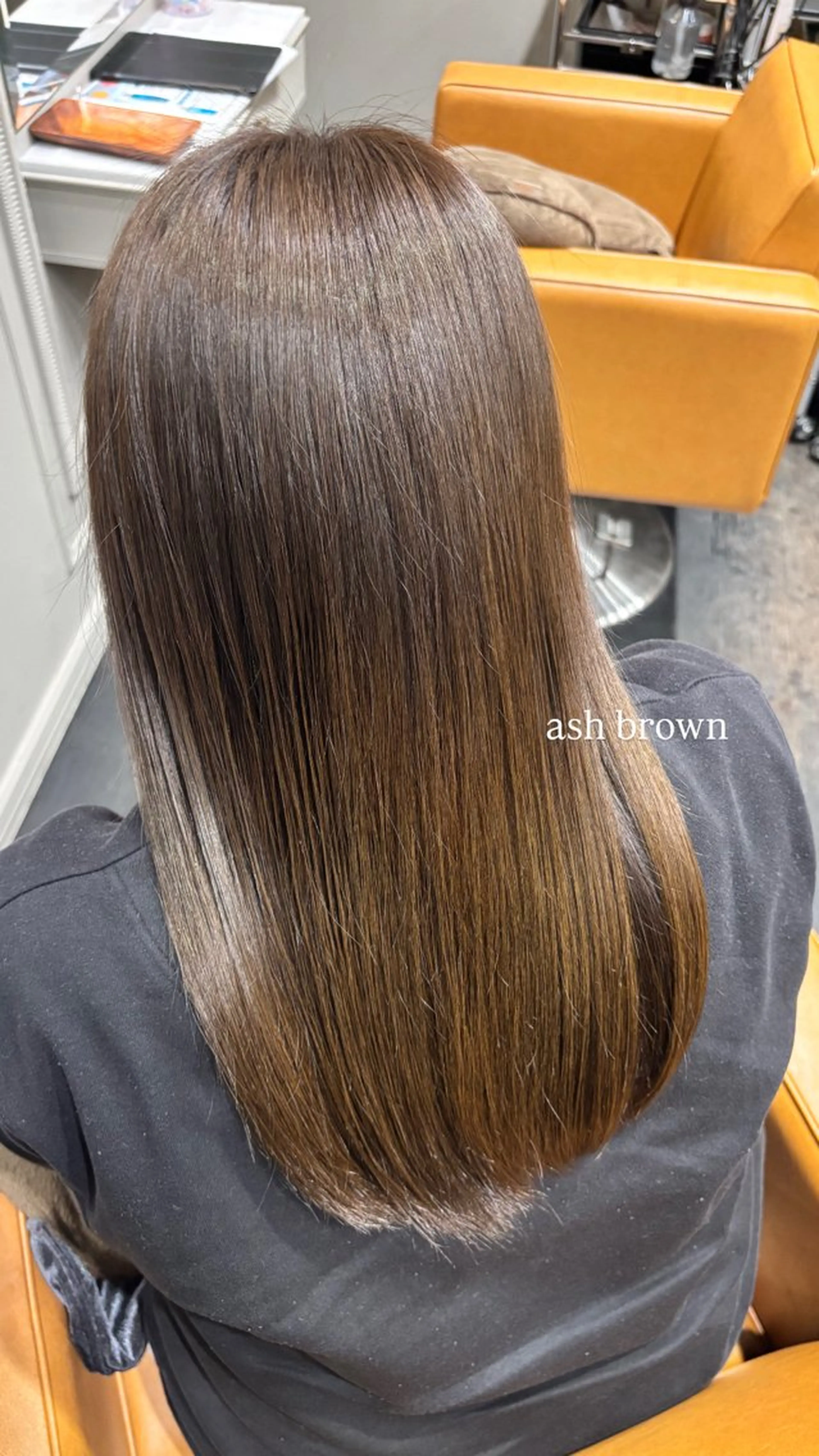 セミロング カラー tastydoor/ 宮﨑衣知花のヘアスタイル