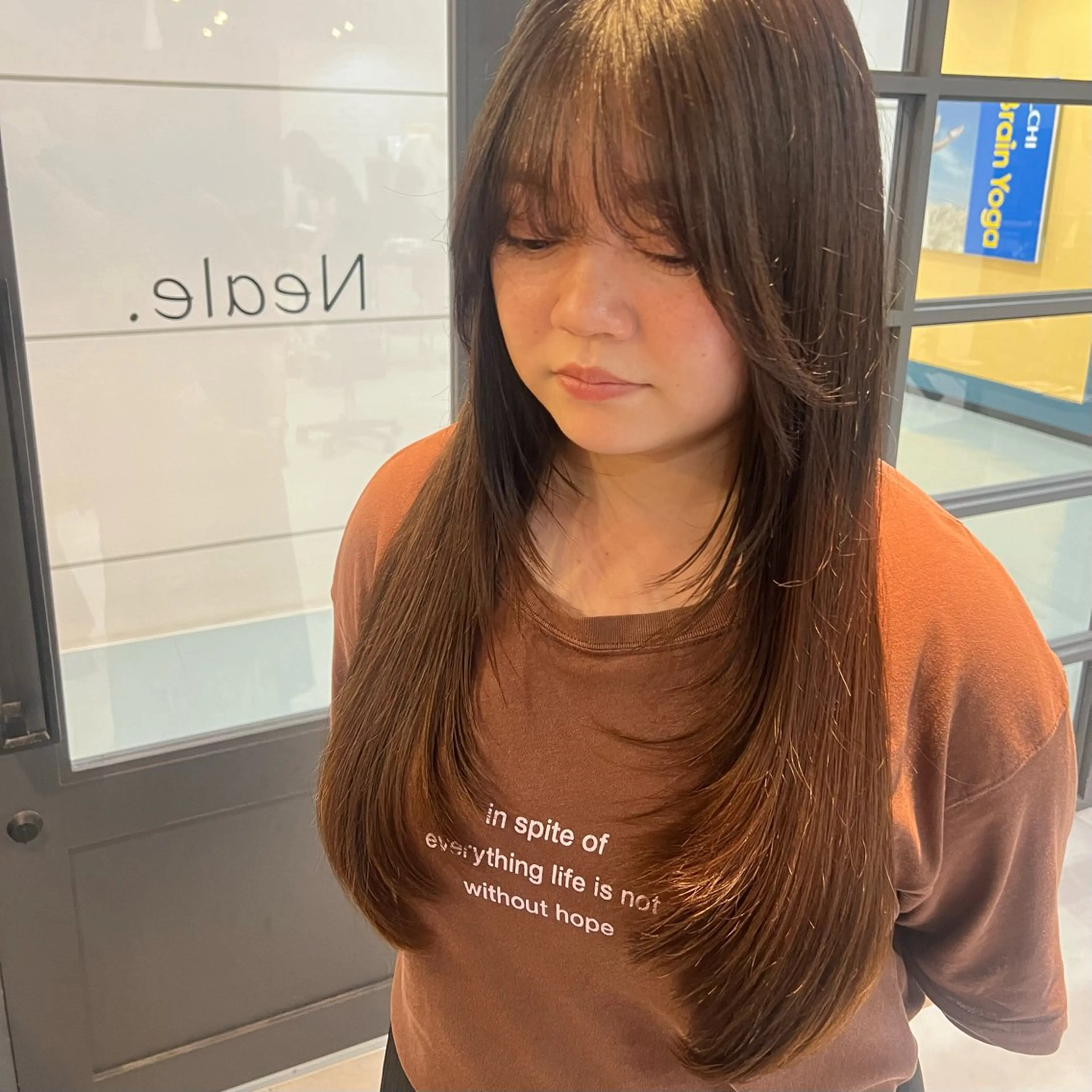 ロング Neale. ユメのヘアスタイル